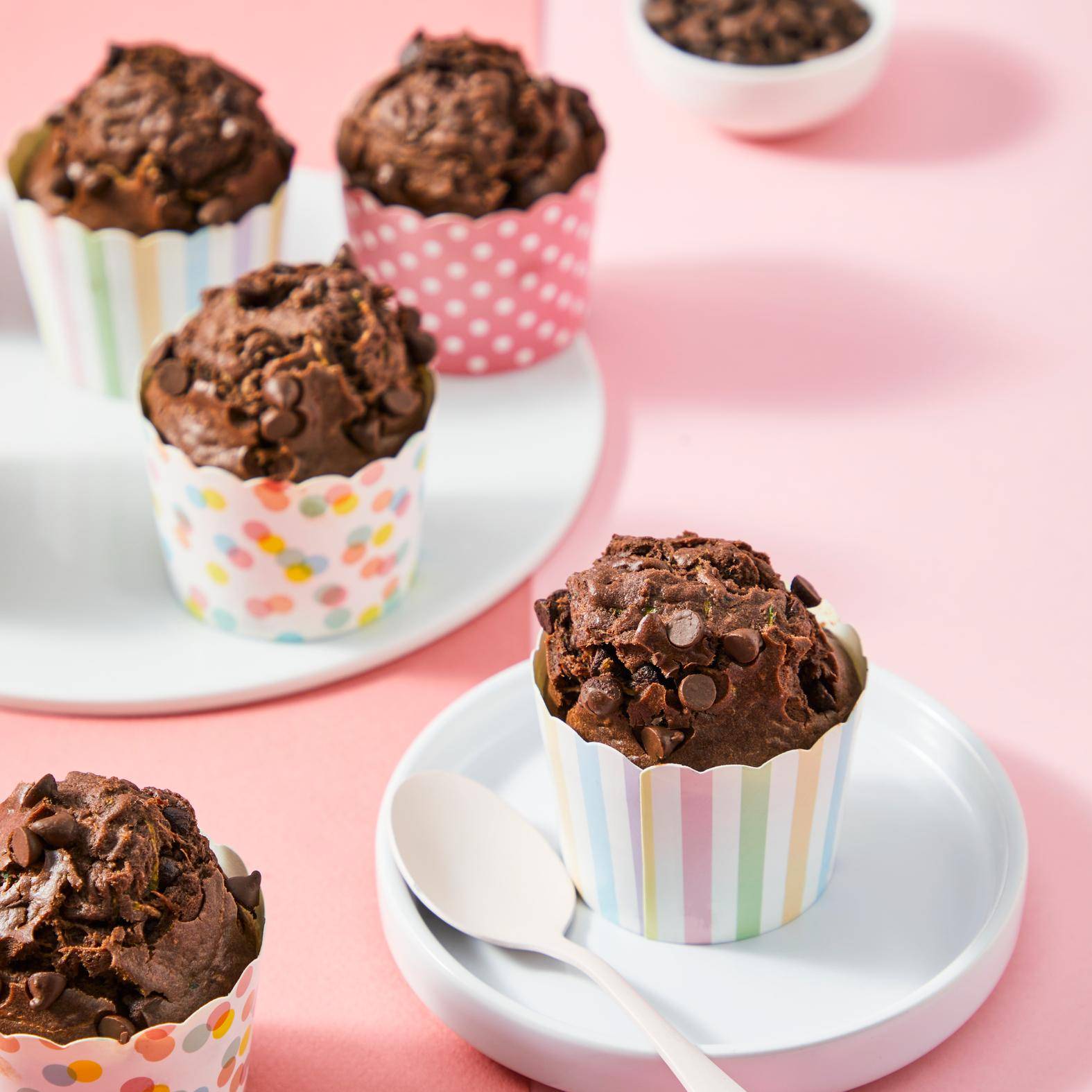 Schoko Zucchini-Muffins - Rezepte EASY FRY GRILL & STEAM 3 in 1 | Tefal