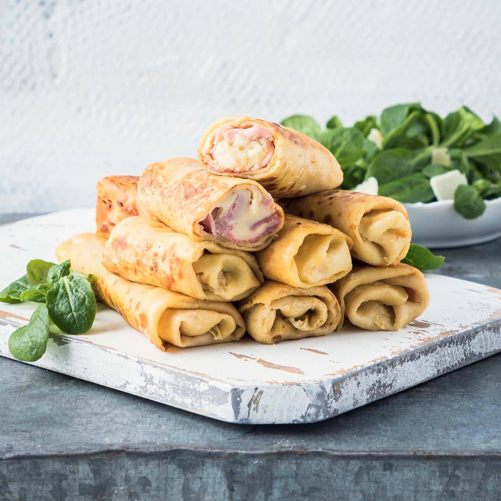 Crepes mit Schinken und Parmesan-Béchamel - Rezepte Kitchen Machines Touch/Touch + | Tefal
