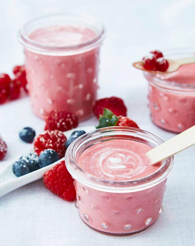 Gefrorener Joghurt mit roten Beeren - Rezepte Perfectmix + | Tefal