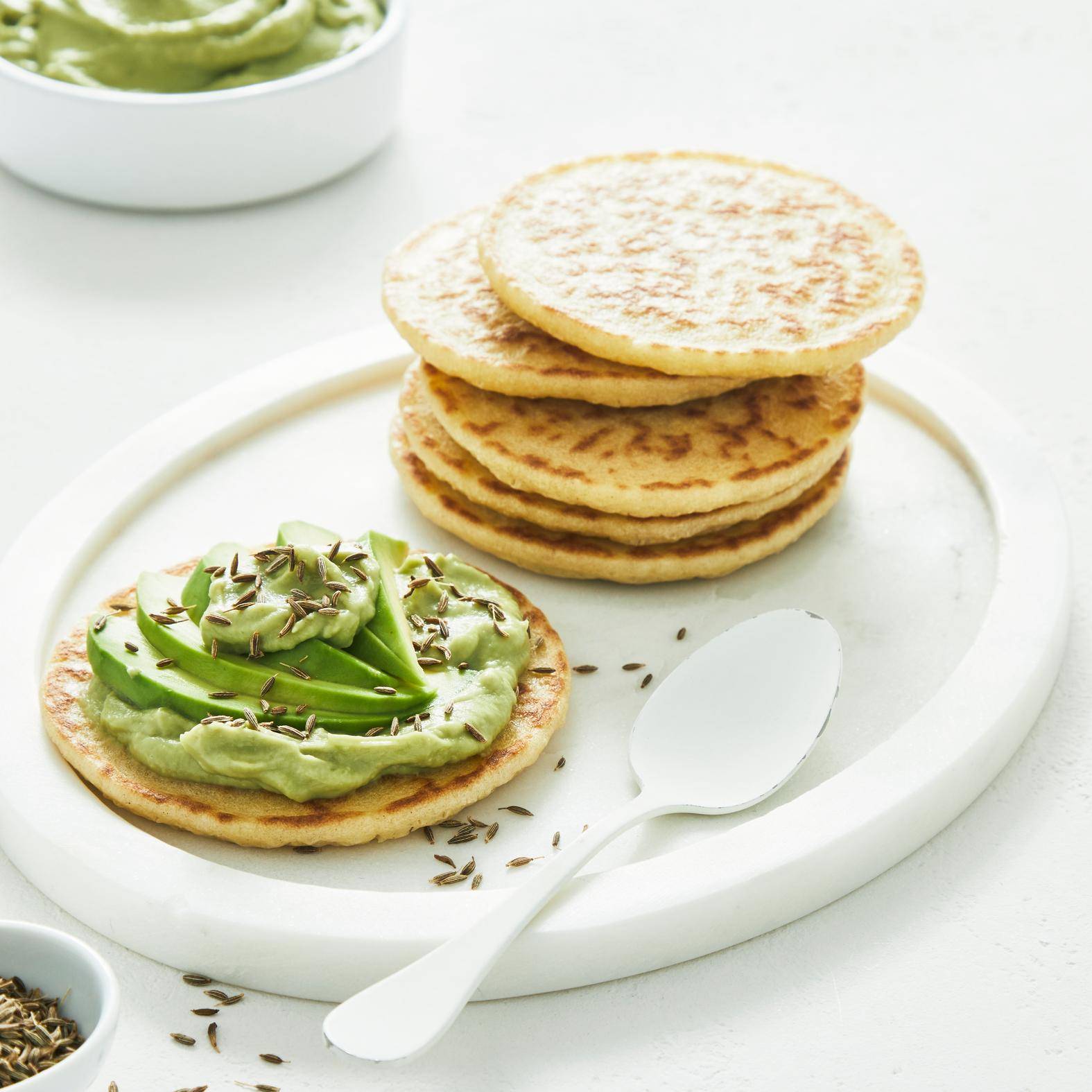 Glutenfreie Avocado-Pfannkuchen - Rezepte Perfectmix + | Tefal