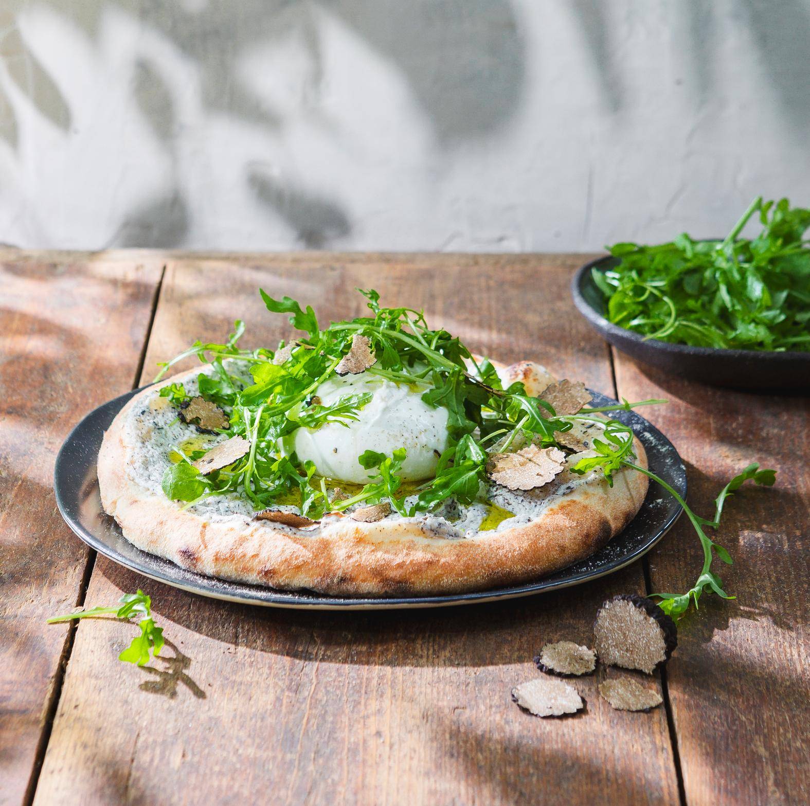 Pizza mit Trüffel und Burrata - Rezepte Pizza Pronto | Tefal