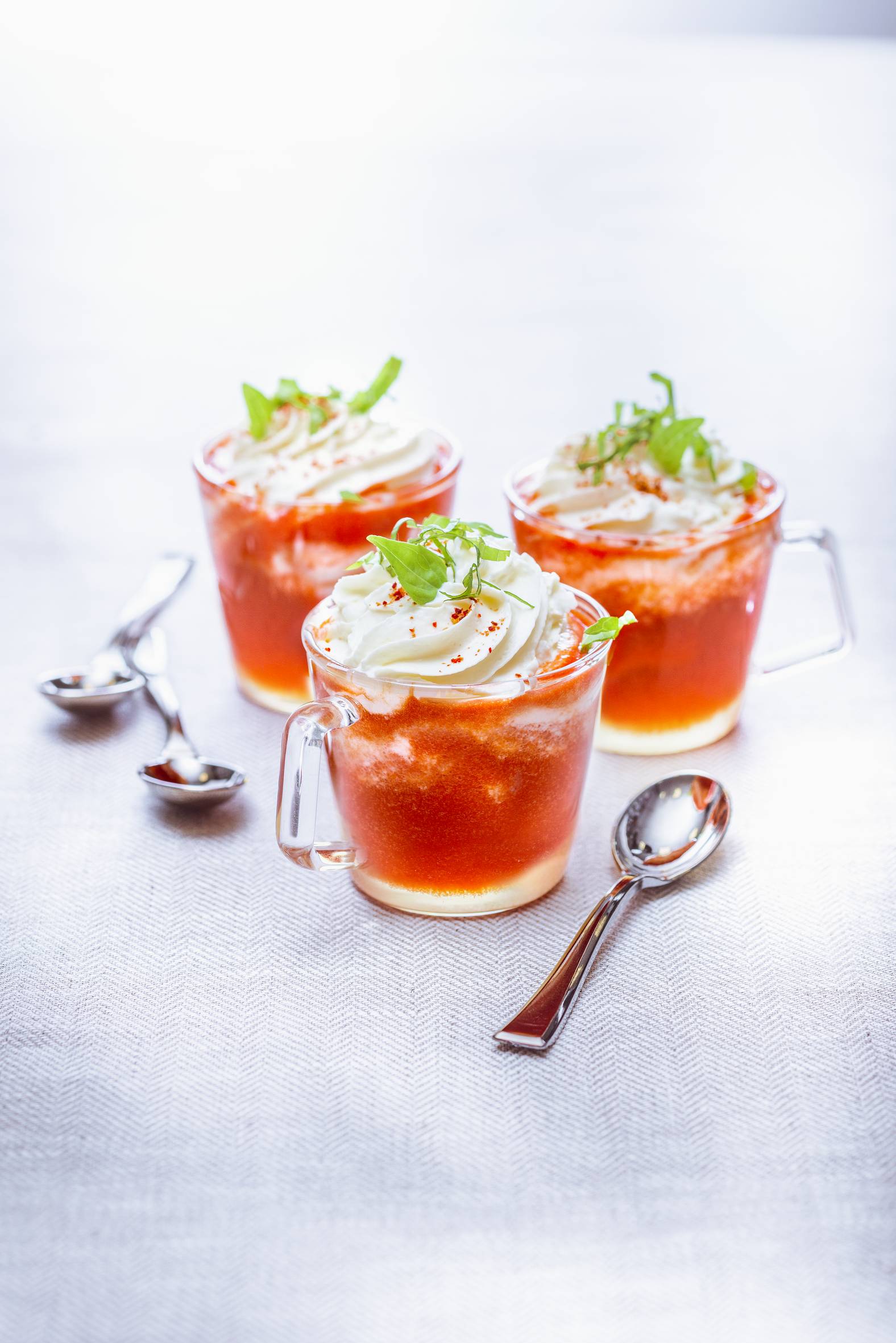 Tomate-Basilikum-Häppchen im Glas - Rezepte undefined | Tefal