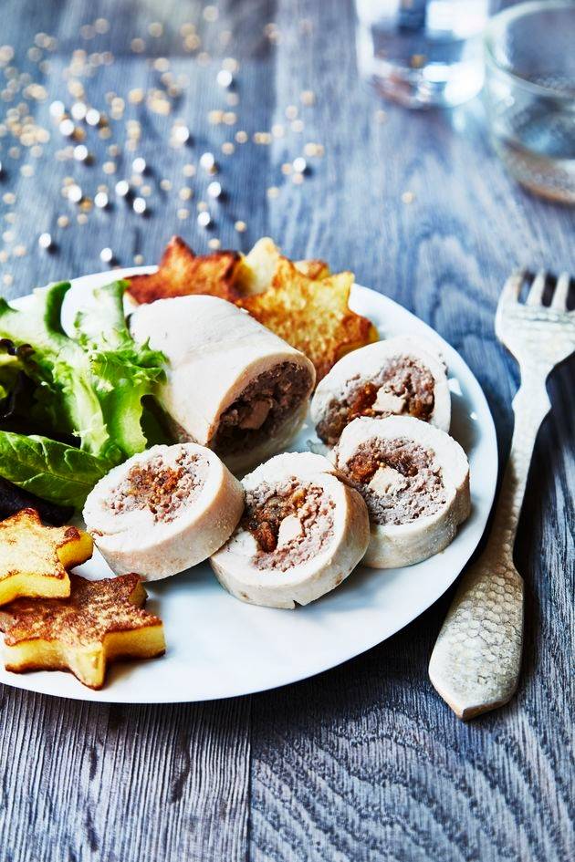 Hähnchen, Foie Gras und Feigenrolle - Rezepte Perfectmix Cook | Tefal