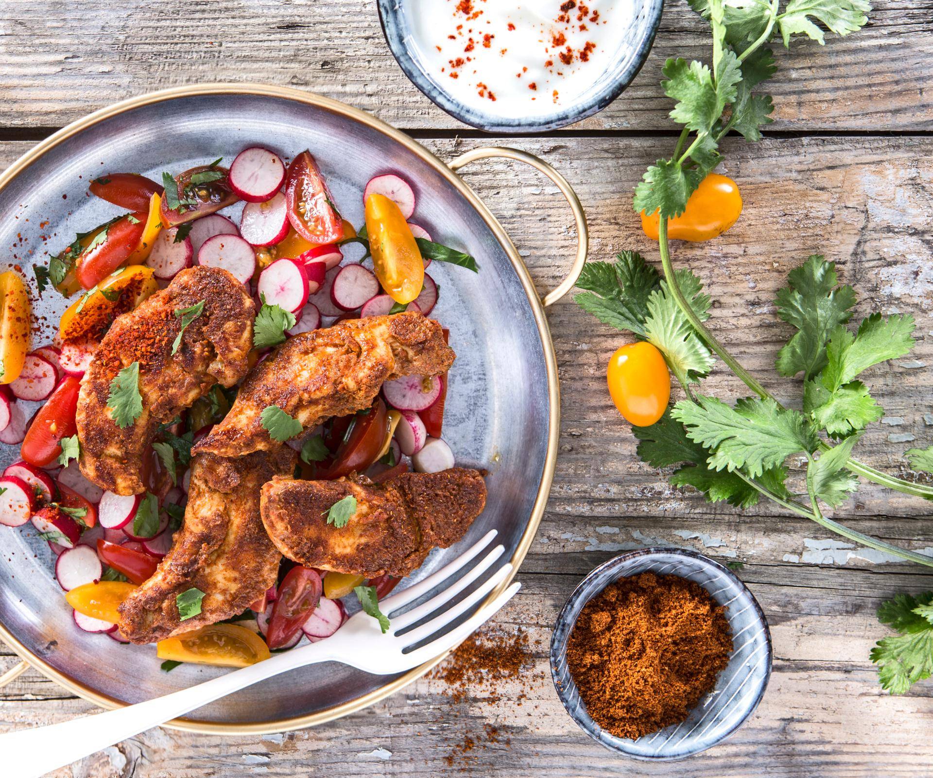 Indischer Salat - Rezepte Actifry Genius | Tefal