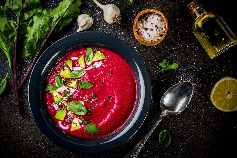 Gazpacho aus Roter Bete und frischem Basilikum - Rezepte Perfectmix + | Tefal