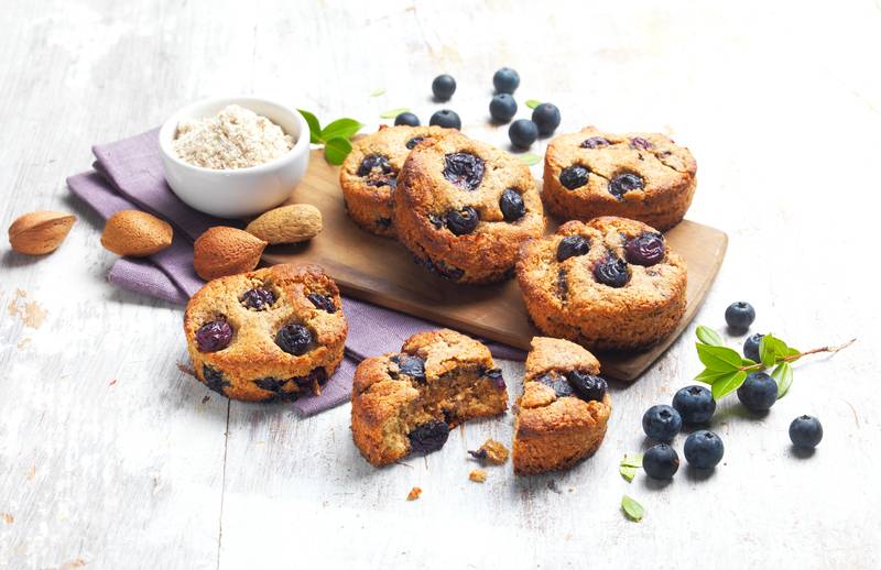 Glutenfreie Heidelbeer-Scones - Rezepte Cake Factory | Tefal