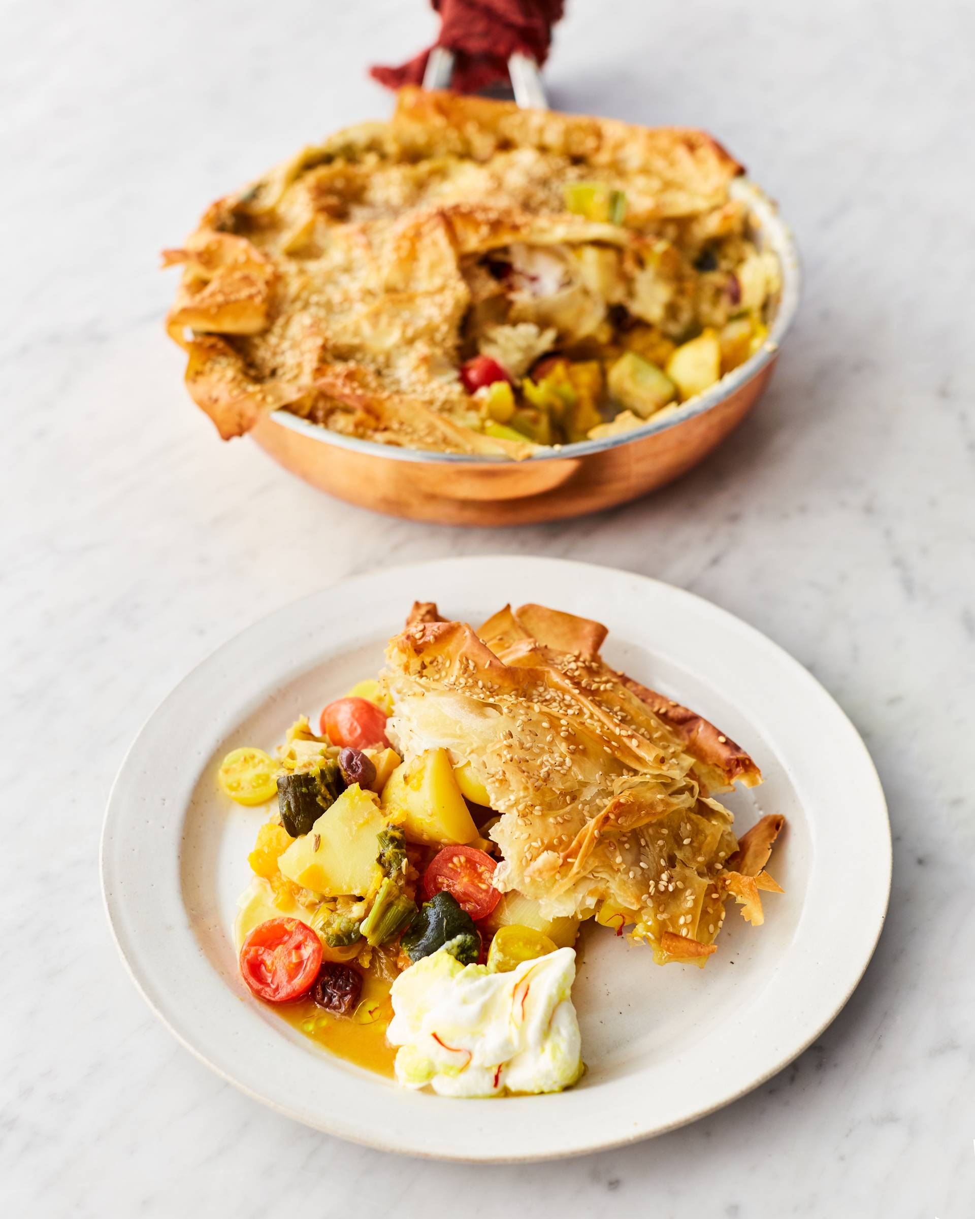 Jamie Oliver´s Blätterteigkuchen mit frischem Sommergemüse - Rezepte Pfannen & Töpfe | Tefal