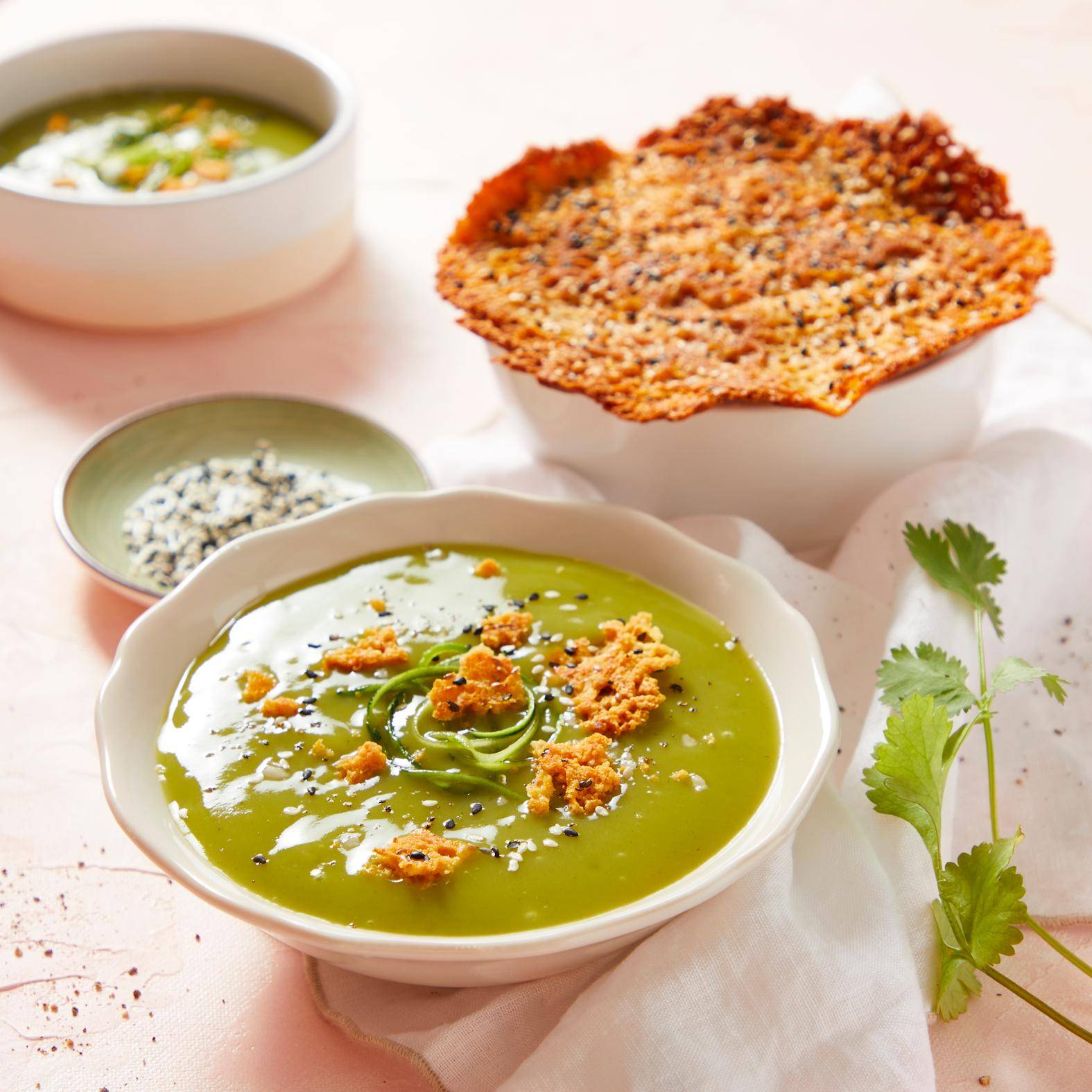 Zucchinicremesuppe mit Käsespätzle - Rezepte Perfectmix Cook | Tefal