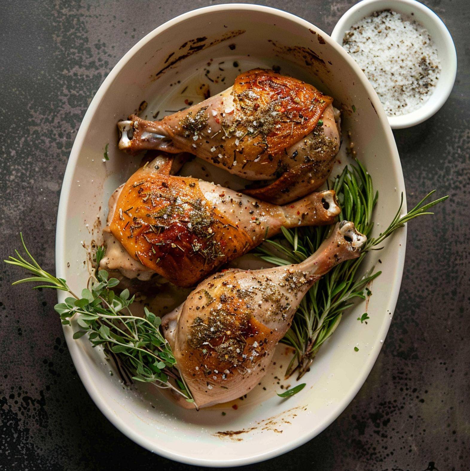 Gebackene Hähnchenschenkel - Rezepte Easy Fry Compact | Tefal