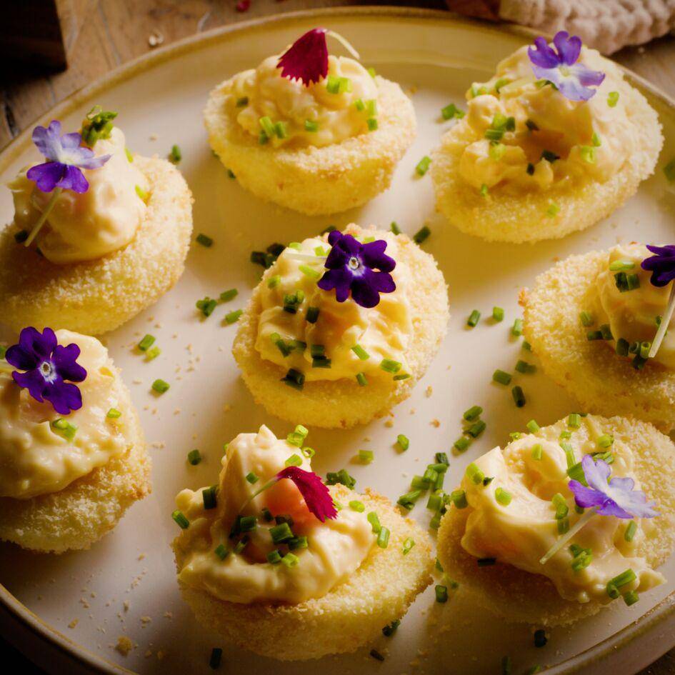 Gebackene Mimoseneier - Rezepte Easy Fry XL Surface | Tefal