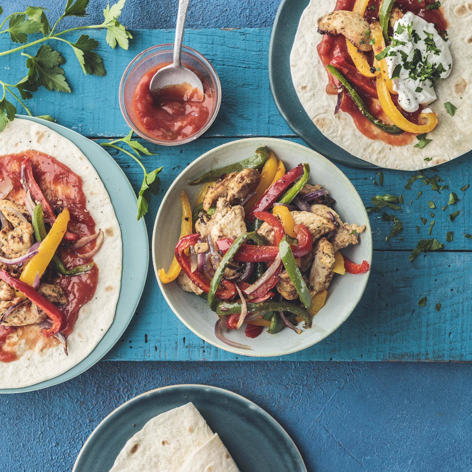 Hähnchen-Fajitas - Rezepte Turbo Cuisine & Fry | Tefal