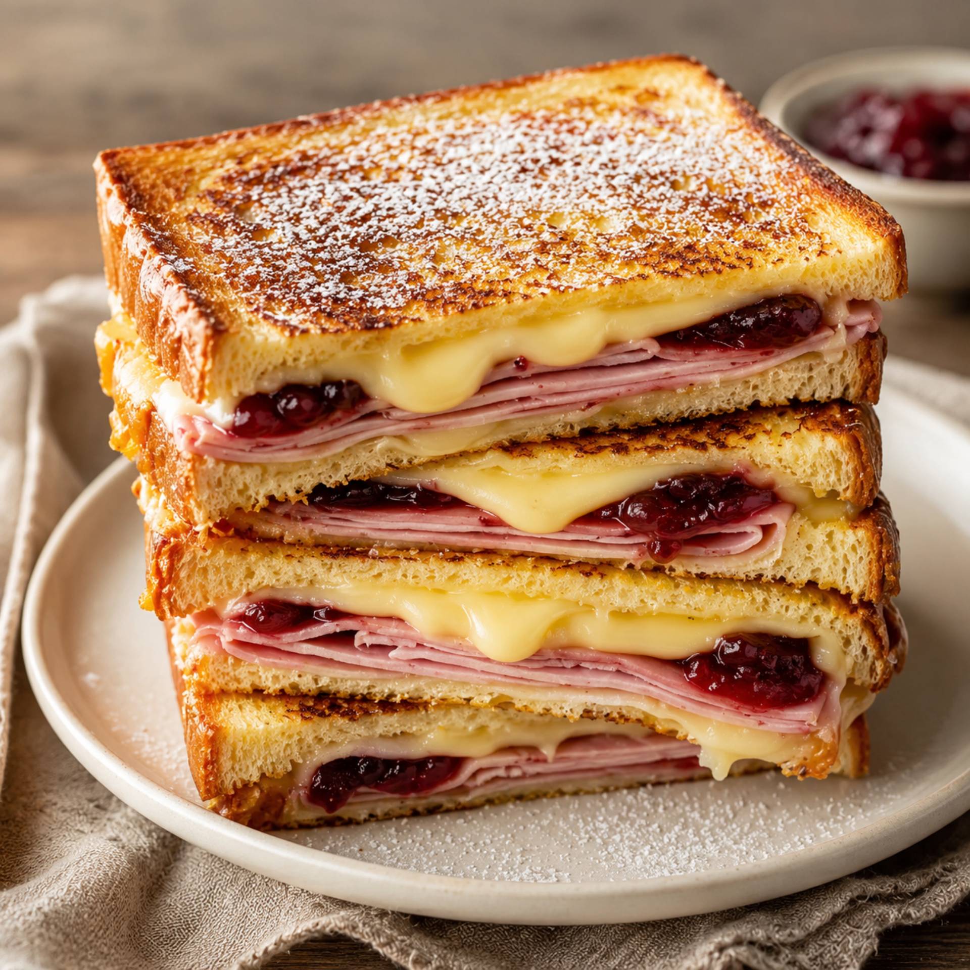 Monte-Cristo-Sandwich - Rezepte Crisp&Go 3P | Tefal