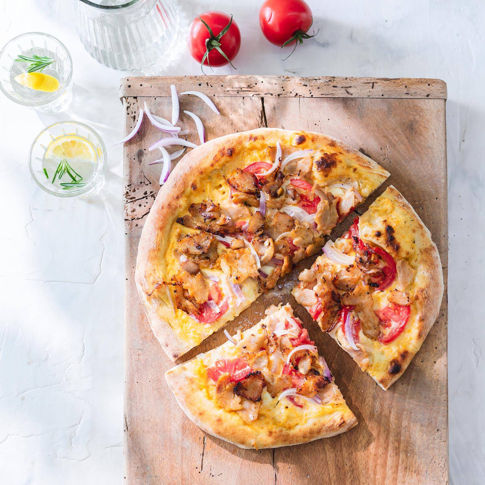 Kebab-Pizza - Rezepte Easy Fry XL Surface | Tefal