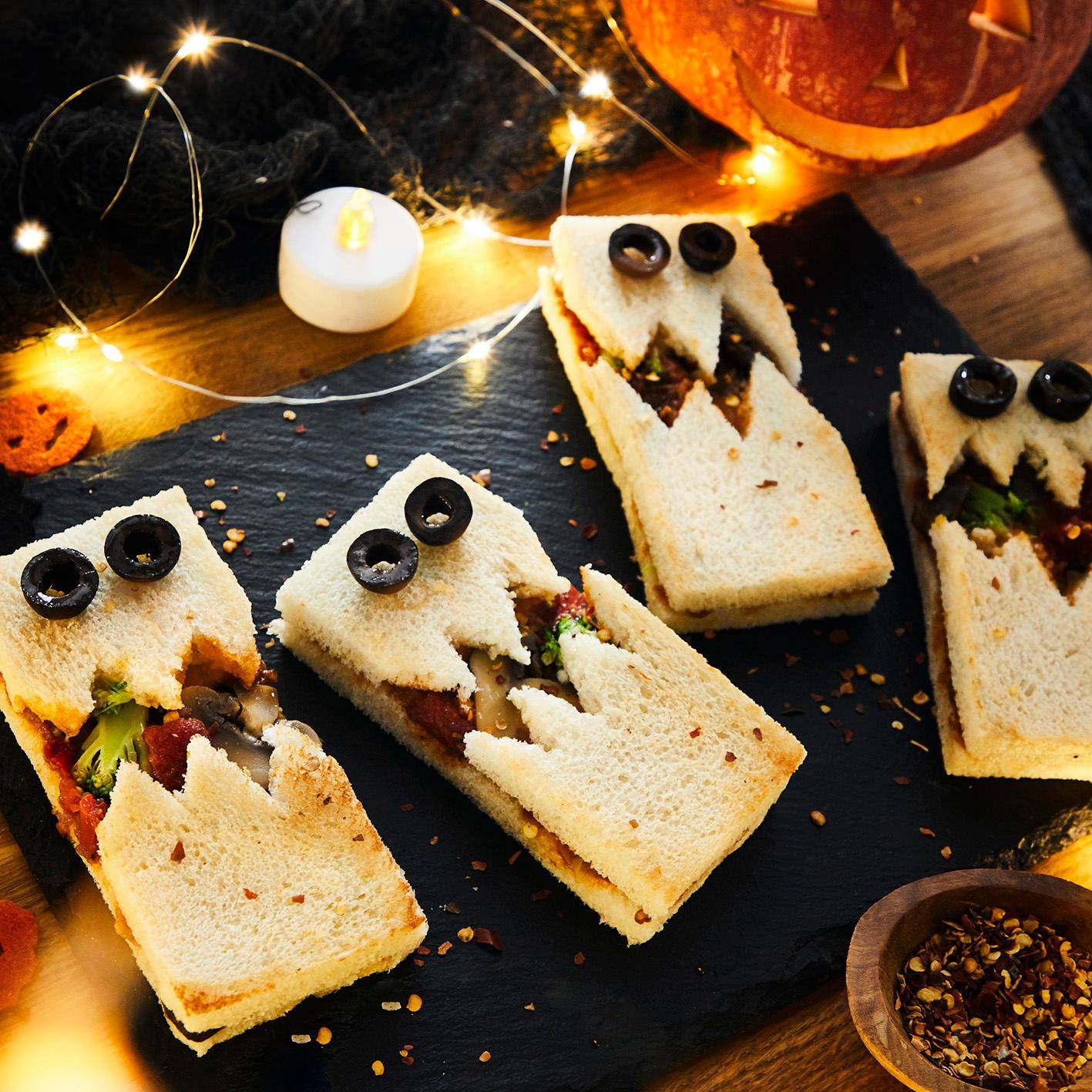 Gruselsandwiches mit Ratatouille - Rezepte undefined | Tefal