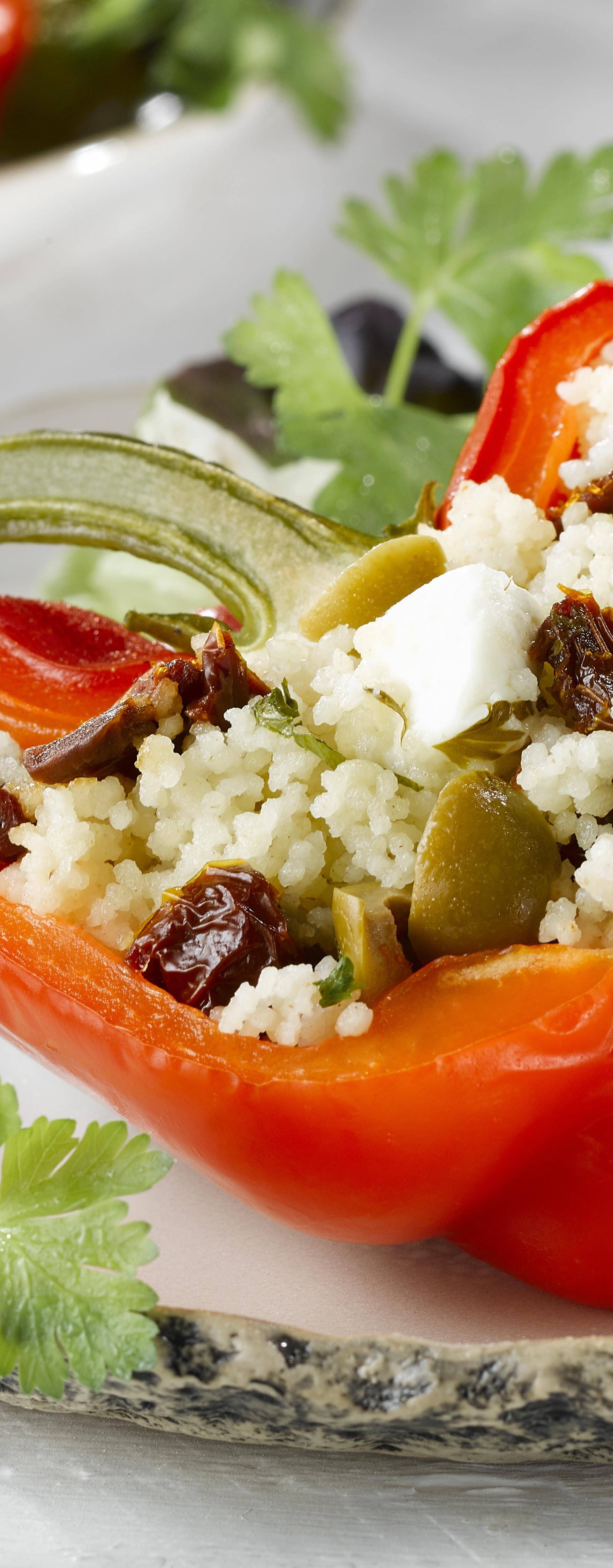 Mediterranean-Style Gefüllte Paprika - Rezepte Smartcook Infinity Autostir | Tefal