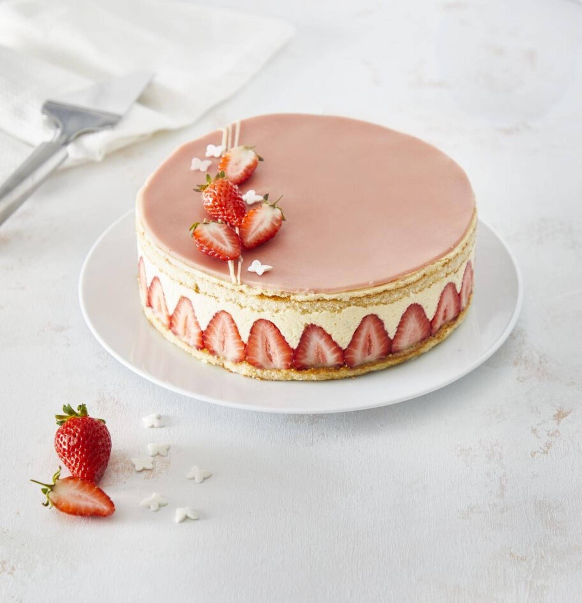 Erdbeer-Sahnetorte - Rezepte BAKE PARTNER | Tefal