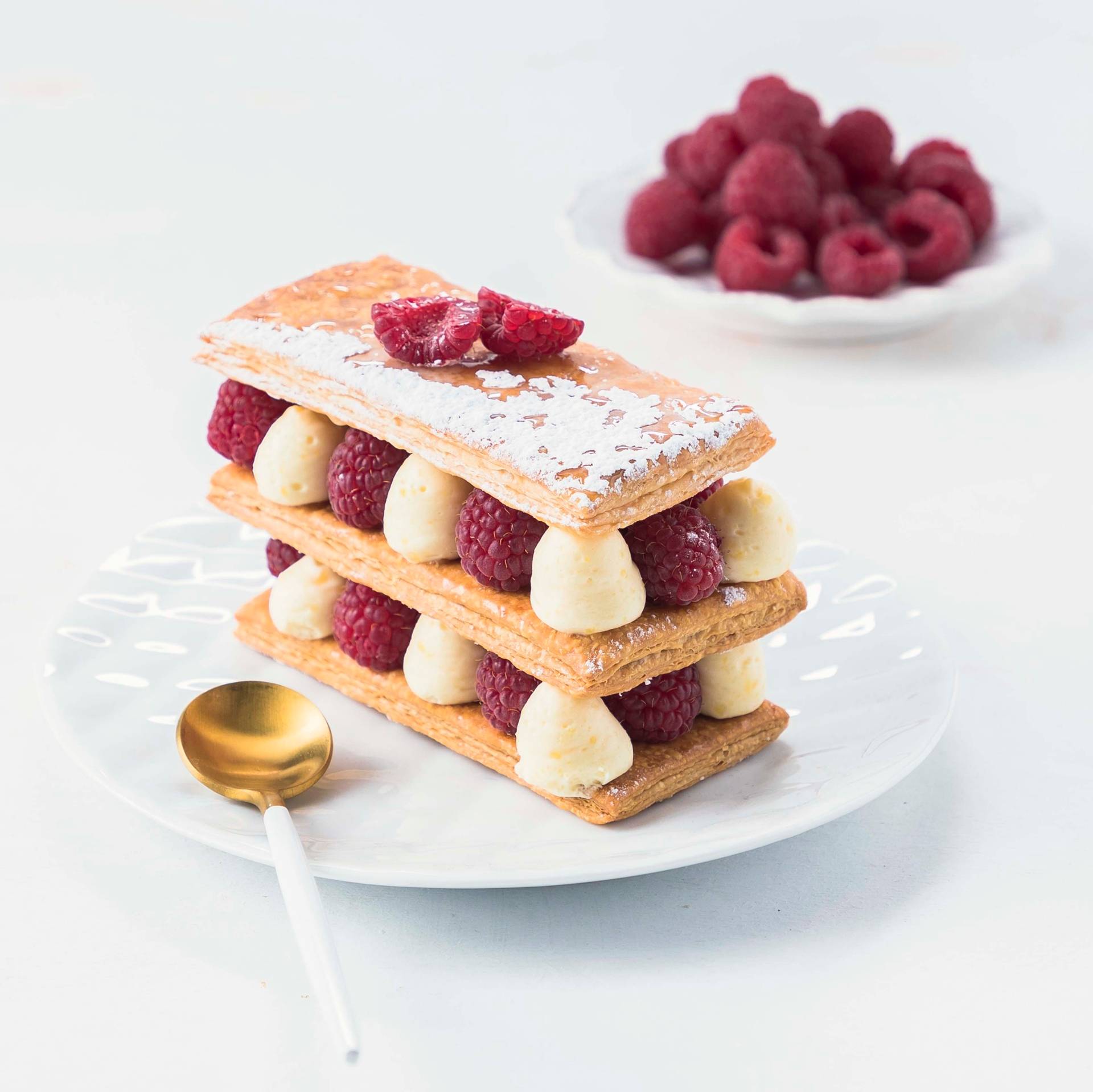 Vanille-Himbeer-Millefeuille - Rezepte Kitchen Machines Touch/Touch + | Tefal