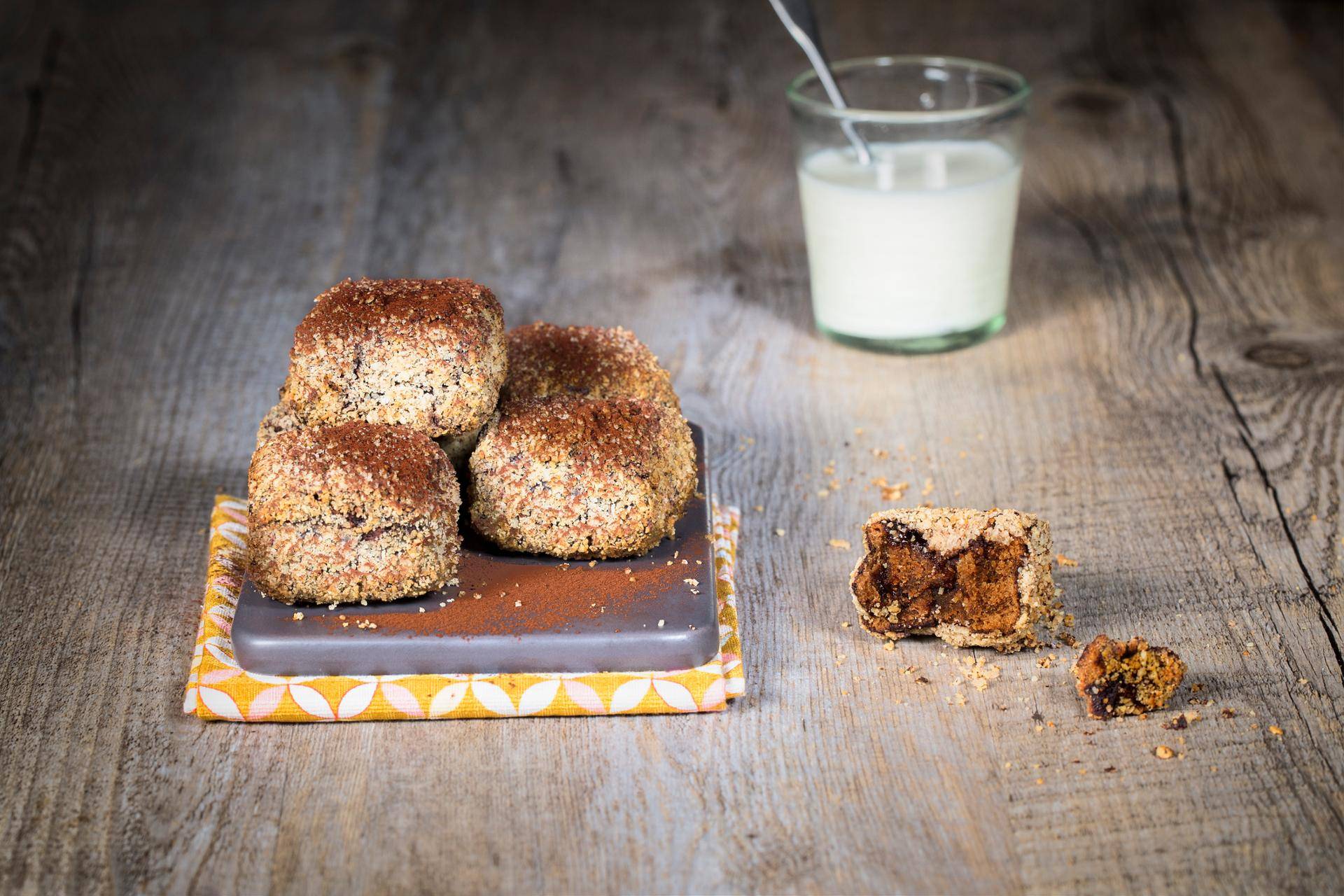 Brownie-Nuggets in Haselnuss-Kakao-Kruste - Rezepte Actifry Genius XL | Tefal