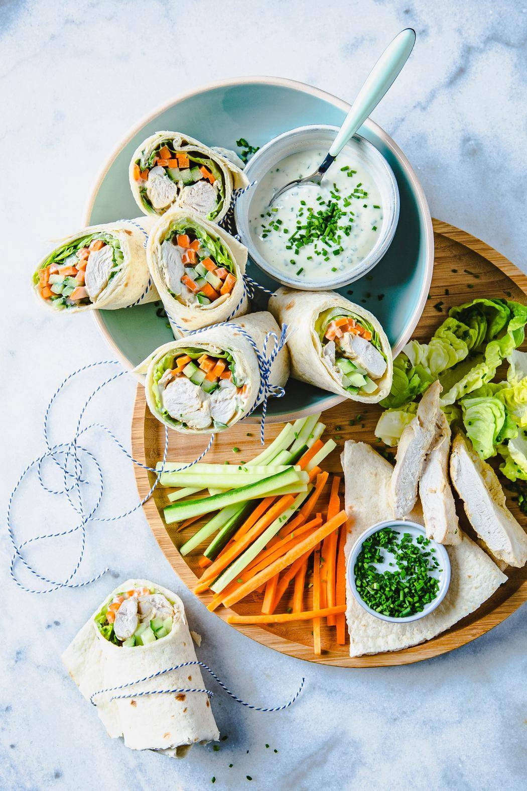 Hähnchen-Wrap - Rezepte EASY FRY GRILL & STEAM 3 in 1 | Tefal