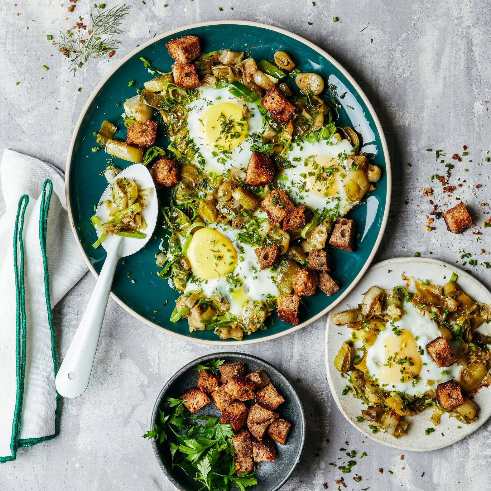 Knusprige Eier mit Kräutern - Rezepte OptiGrill 4in1 | Tefal
