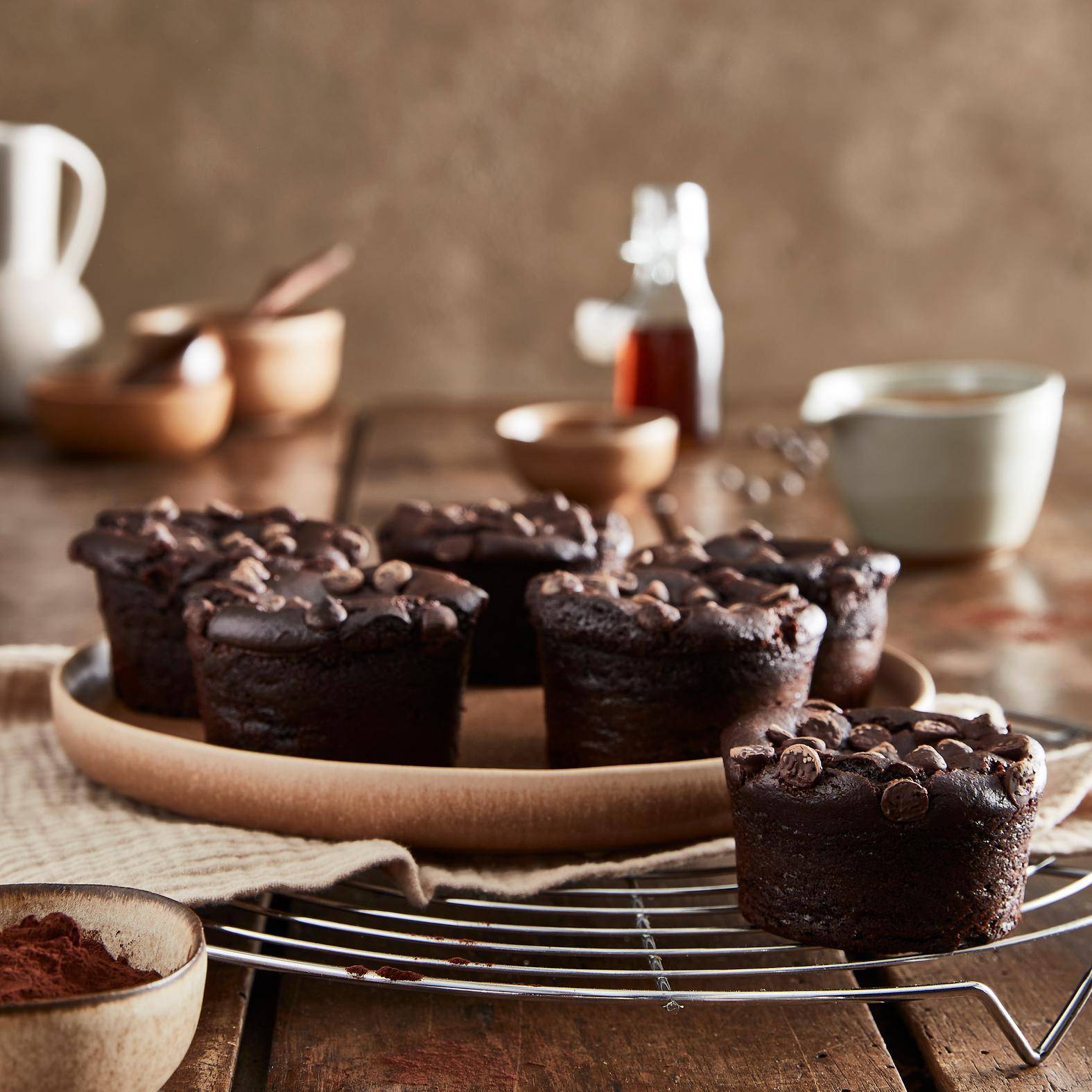 Muffins mit Erdnussbutter und Schokolade - Rezepte Blend up | Tefal