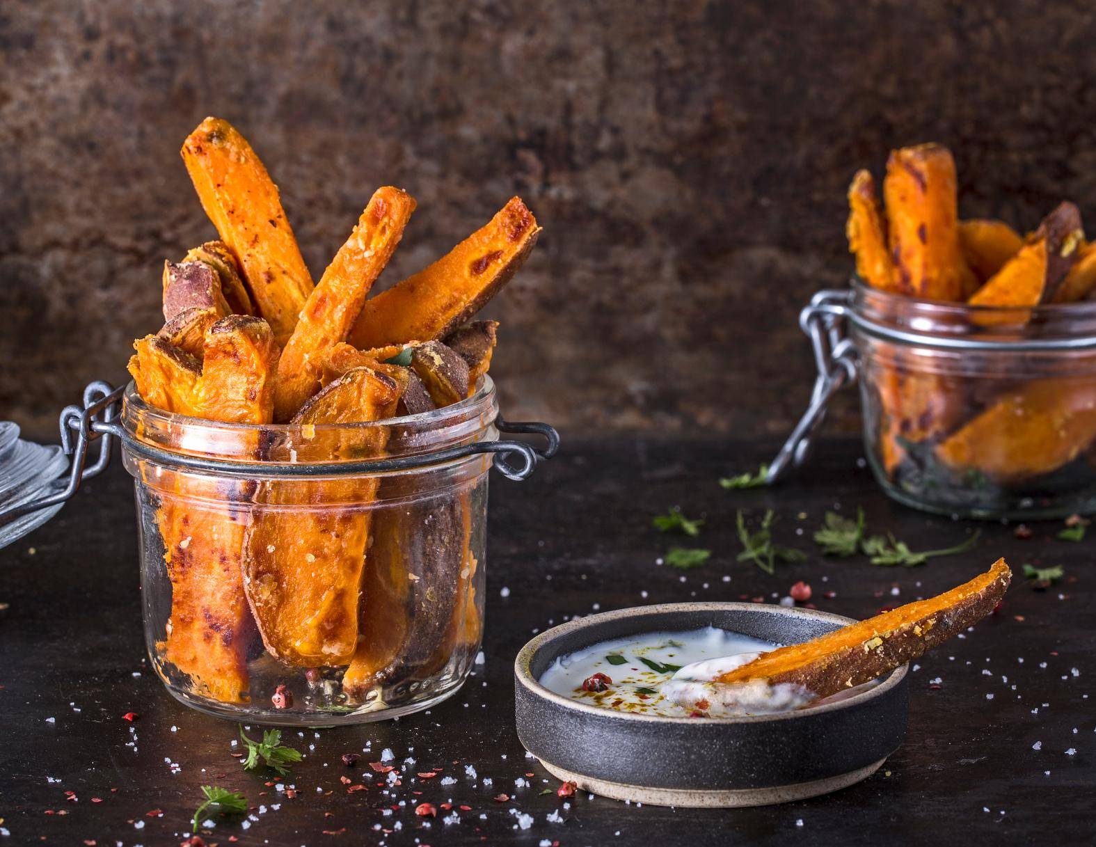 Süßkartoffelspalten - Rezepte Easy Fry XL Surface | Tefal