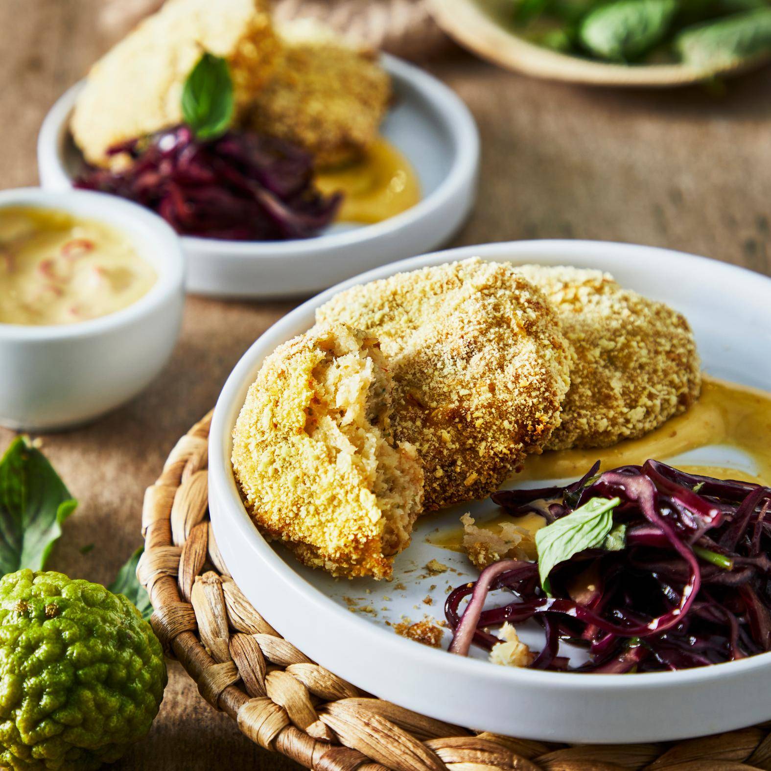 Garnelenkroketten nach Thai-Art mit Rotkohl - Rezepte undefined | Tefal