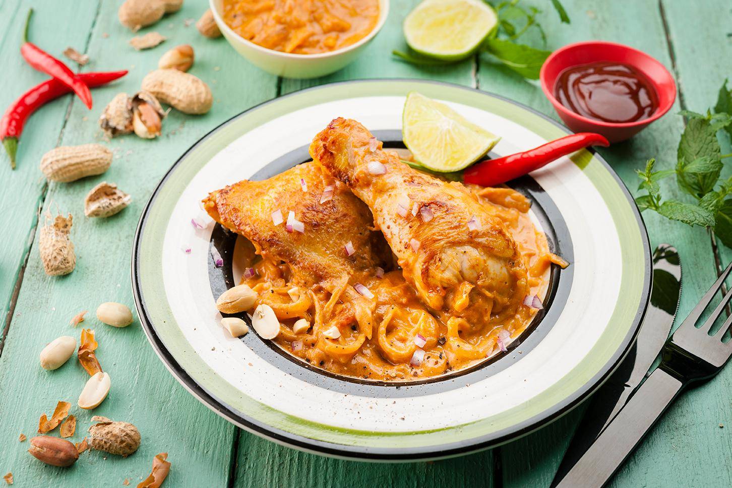 Pikantes Erdnuss-Hühnchen - Rezepte Turbo Cuisine | Tefal