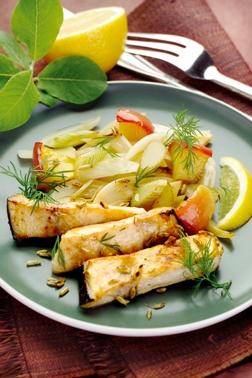Schwertfisch mit Fenchel und Äpfeln - Rezepte Actifry Original 1kg | Tefal
