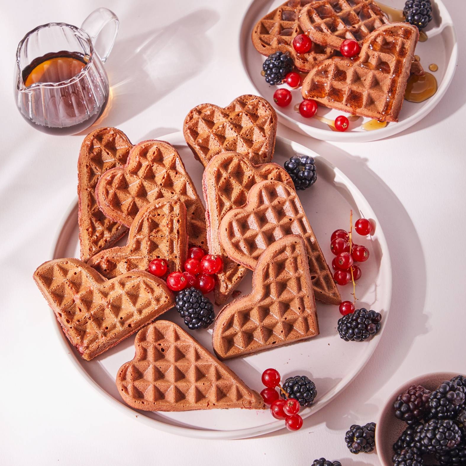 Herzförmige Red Velvet-Waffeln - Rezepte Snack Collection MECHANICAL | Tefal
