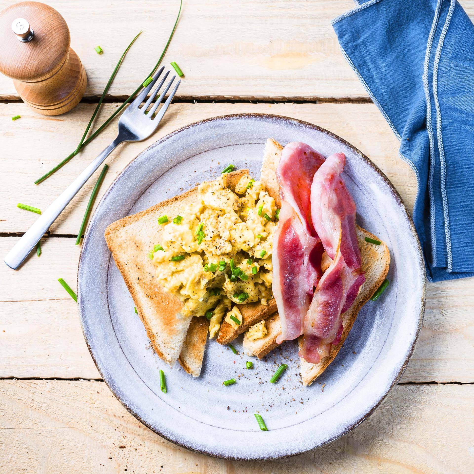 Rührei mit Bacon - Rezepte Actifry Genius XL 2in1 | Tefal
