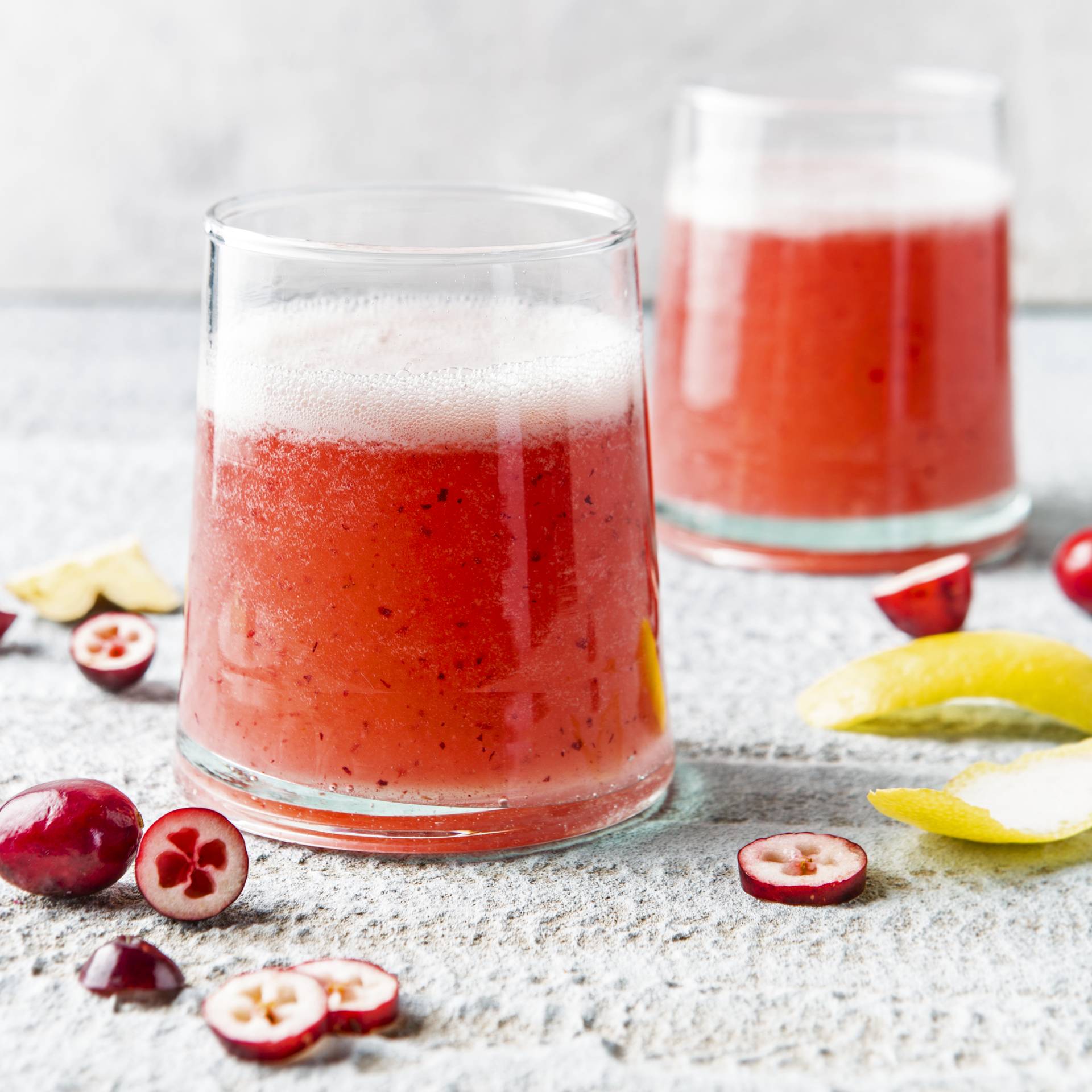 Cranberry-Cocktail mit Zitrone und Ingwer - Rezepte undefined | Tefal