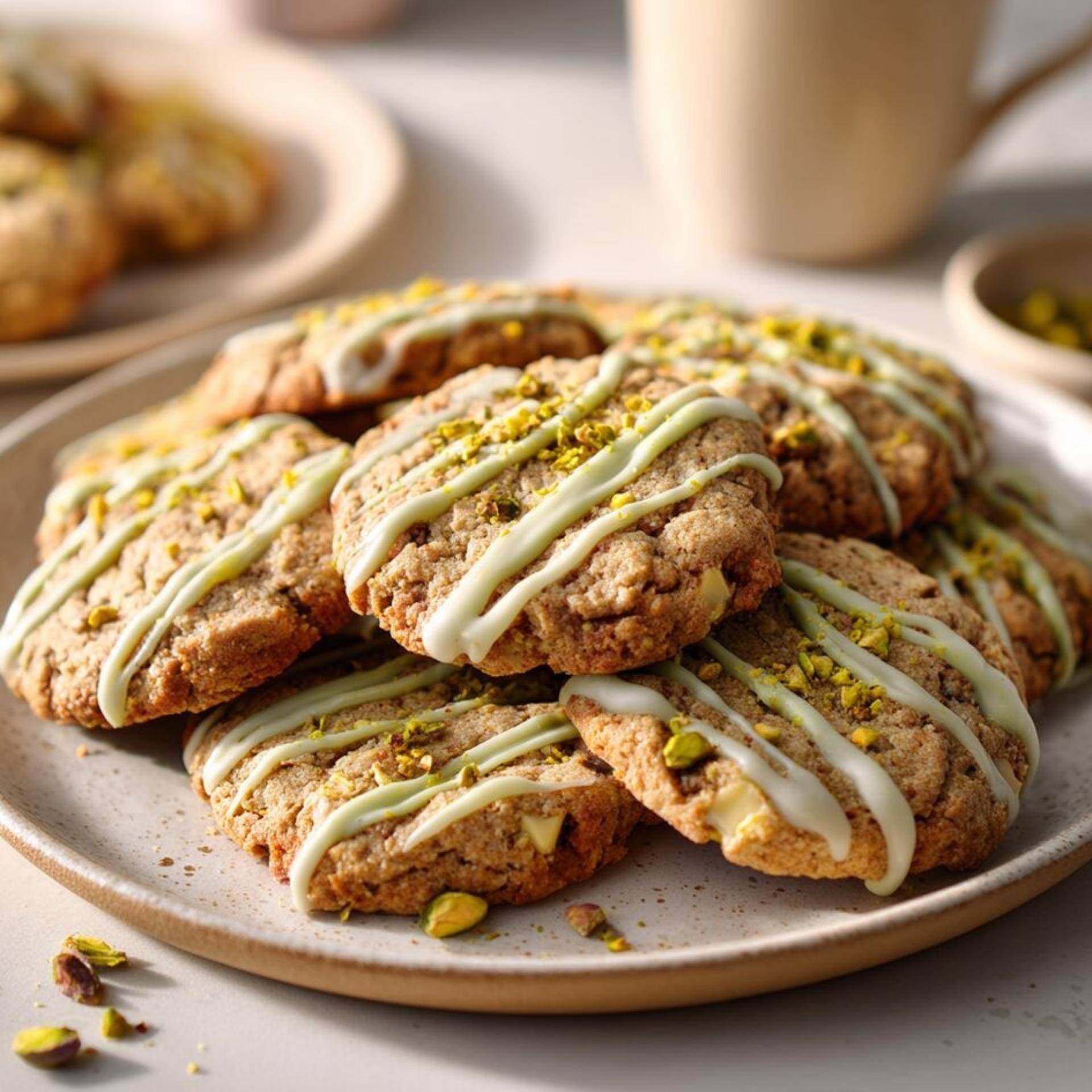 Weiße Schokolade Pistazienkekse - Rezepte BAKE PARTNER | Tefal