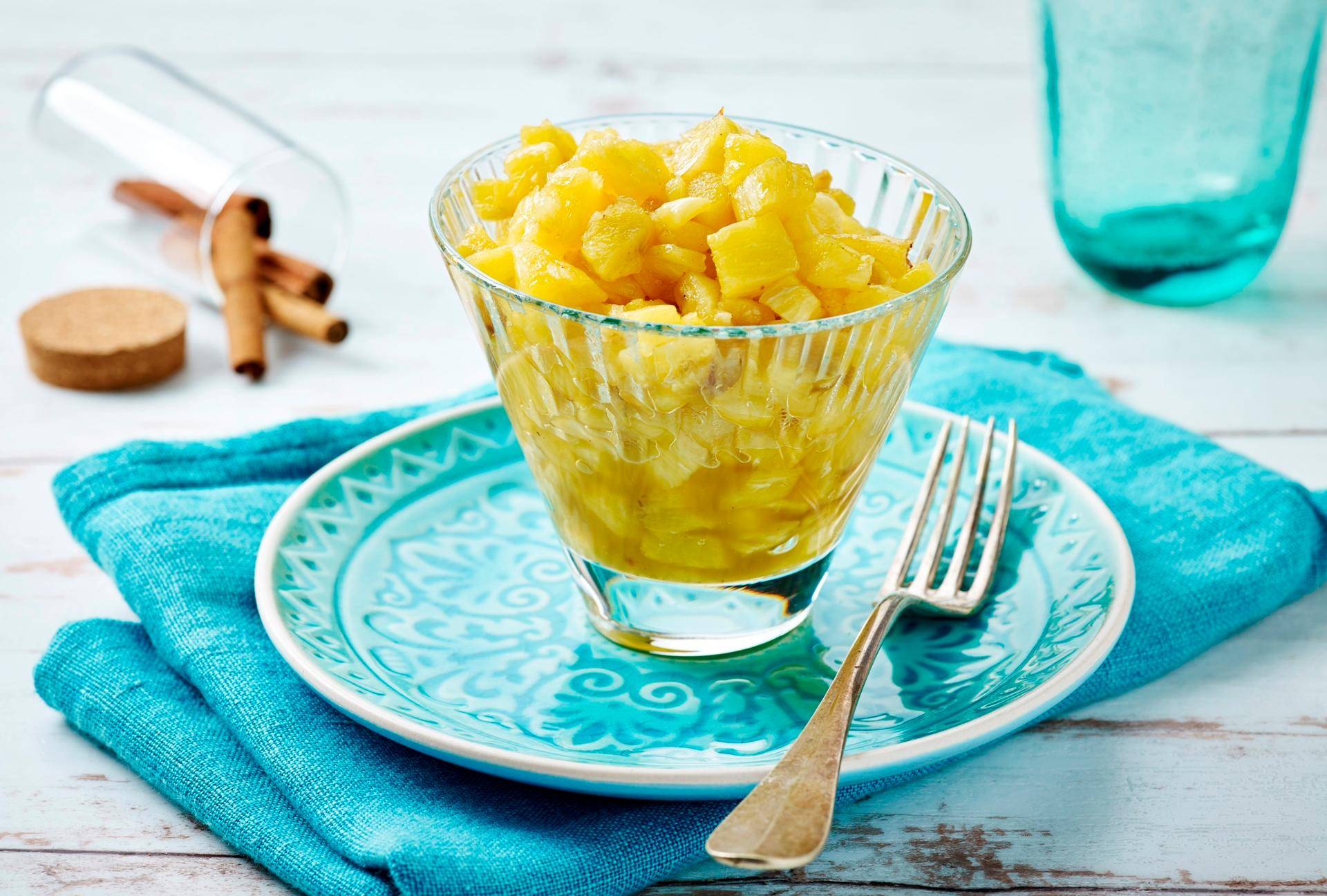 Ananas mit Akazienhonig - Rezepte Actifry Original 1kg | Tefal