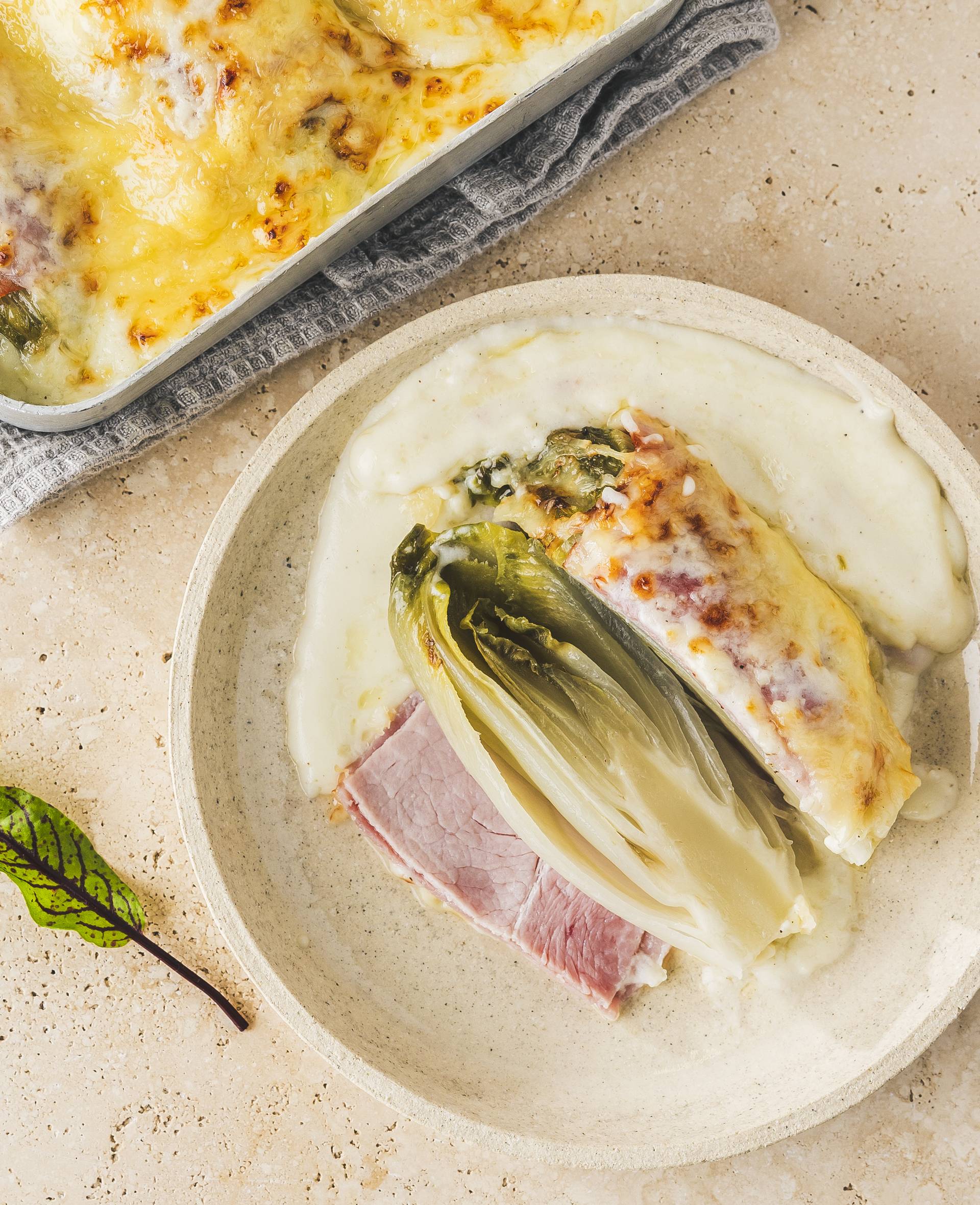 Käse Béchamelsauce und Schinken Chicorée - Rezepte Smartcook Infinity Autostir | Tefal