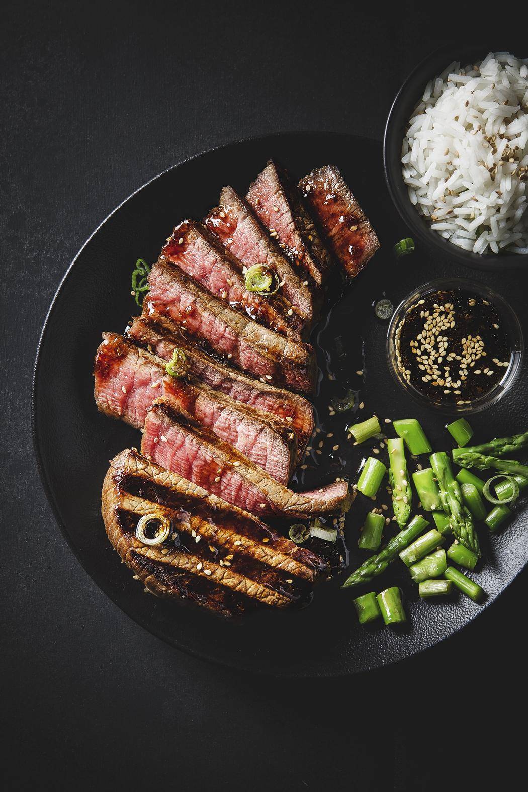 Rindersteaks in asiatischer Marinade - Rezepte OptiGrill | Tefal