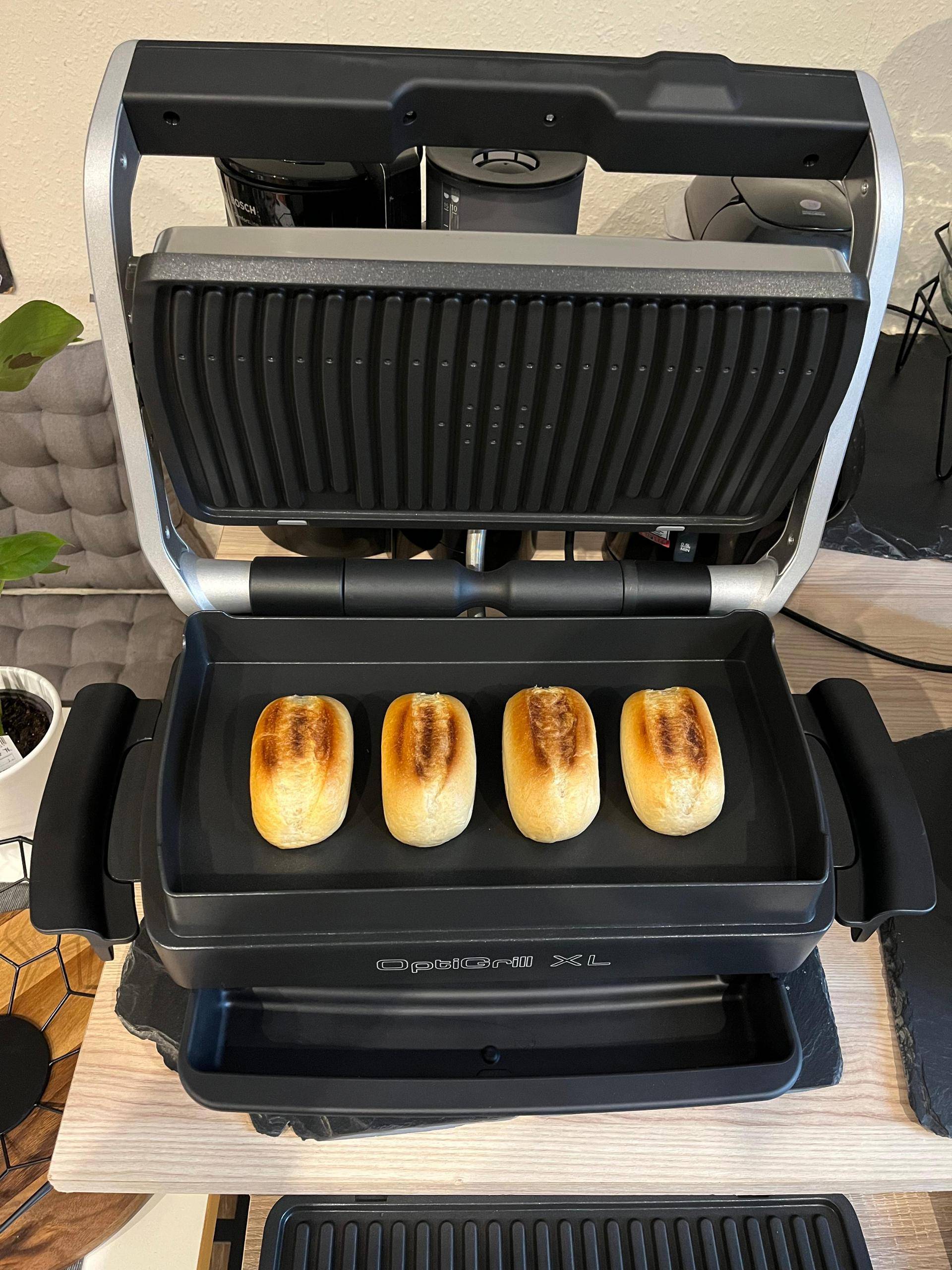 Aufbackbrötchen - Rezepte OptiGrill Elite XL | Tefal