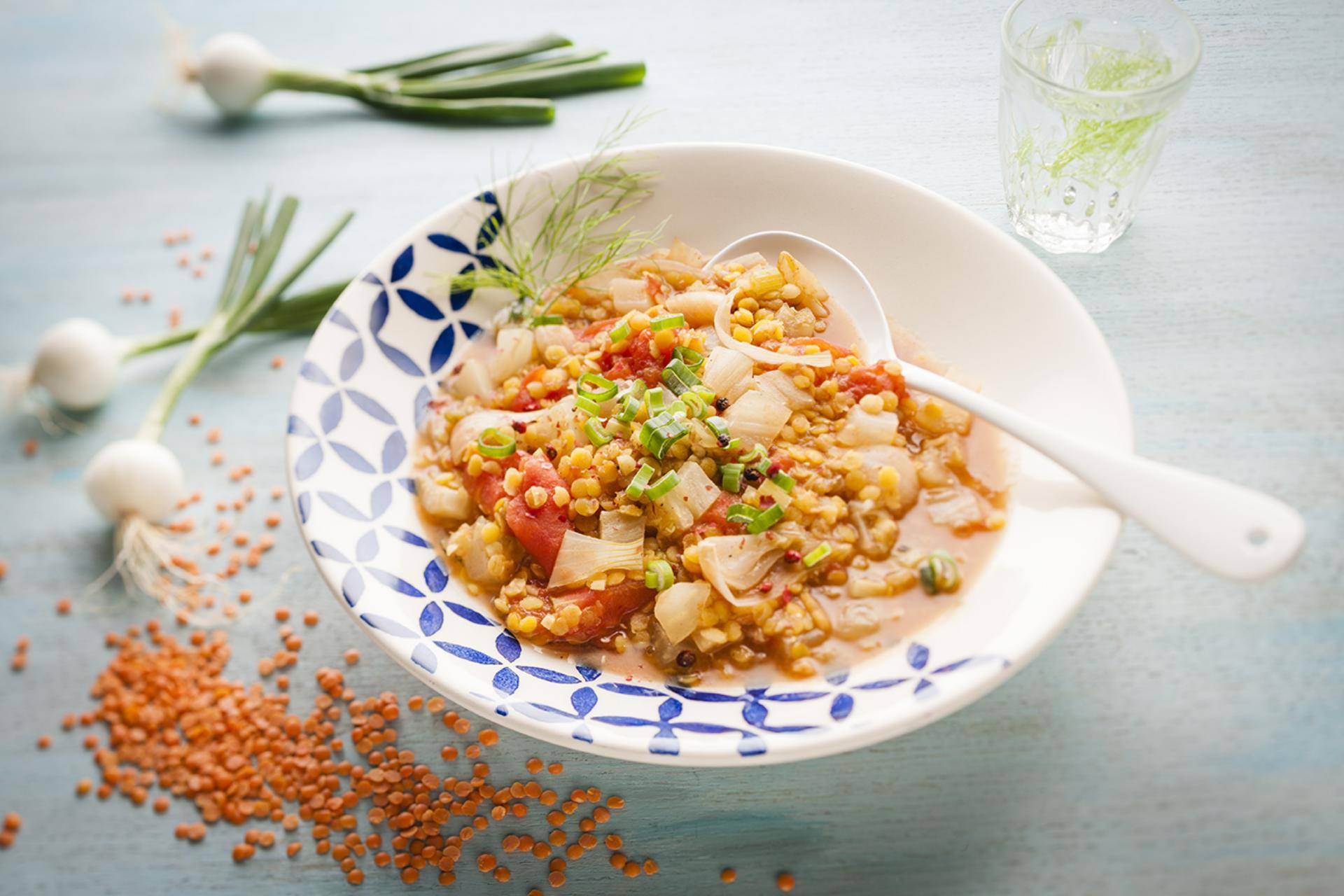 Frische Tomaten-Linsensuppe - Rezepte undefined | Tefal