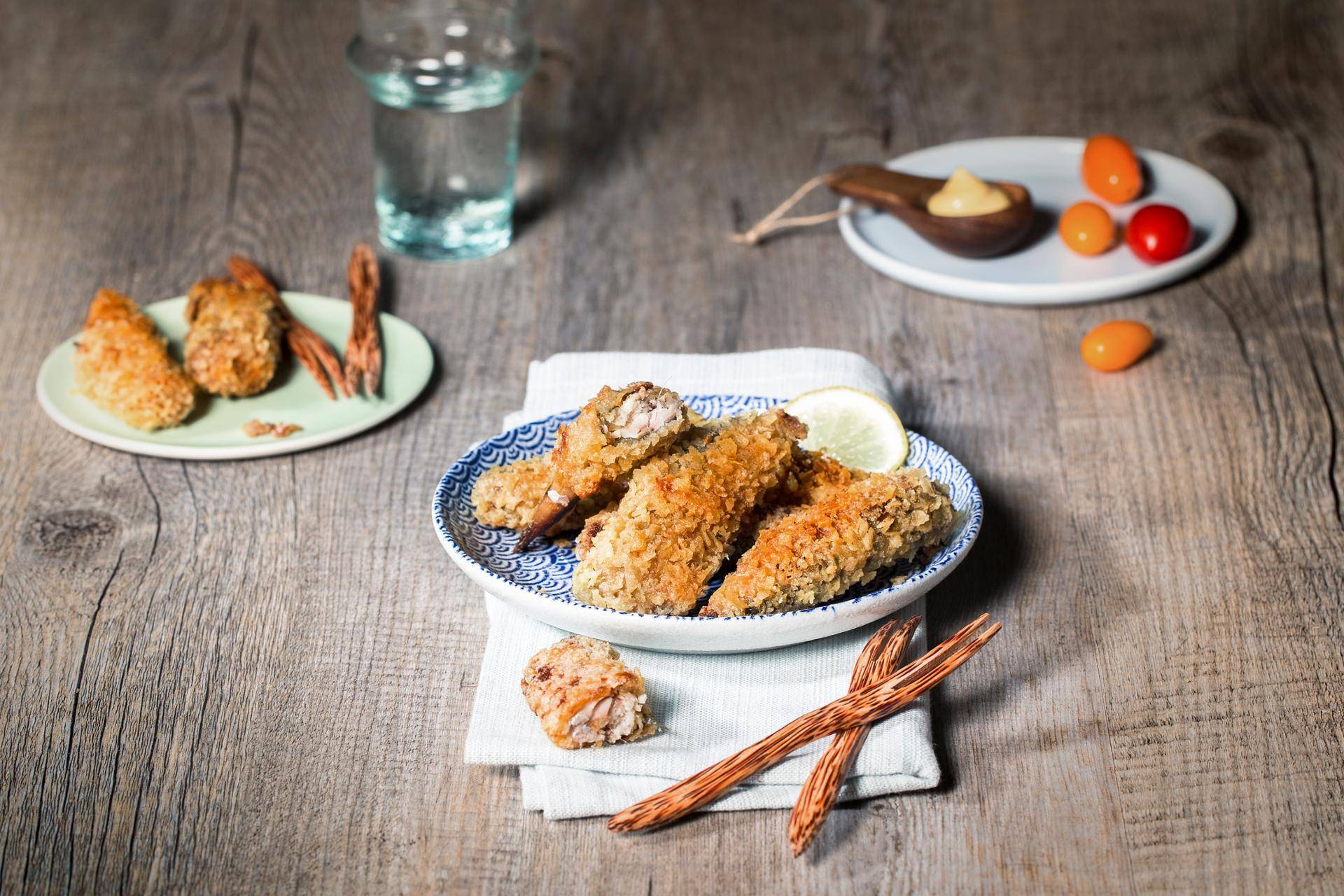 Sardinen mit knuspriger Panade - Rezepte Actifry Genius XL | Tefal