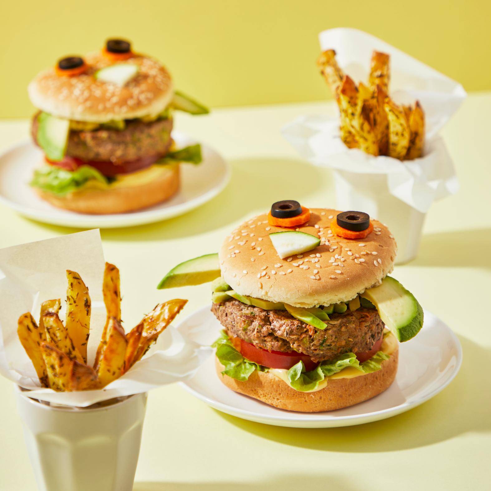 Veggie-Burger für Kinder - Rezepte Easy Fry Max | Tefal