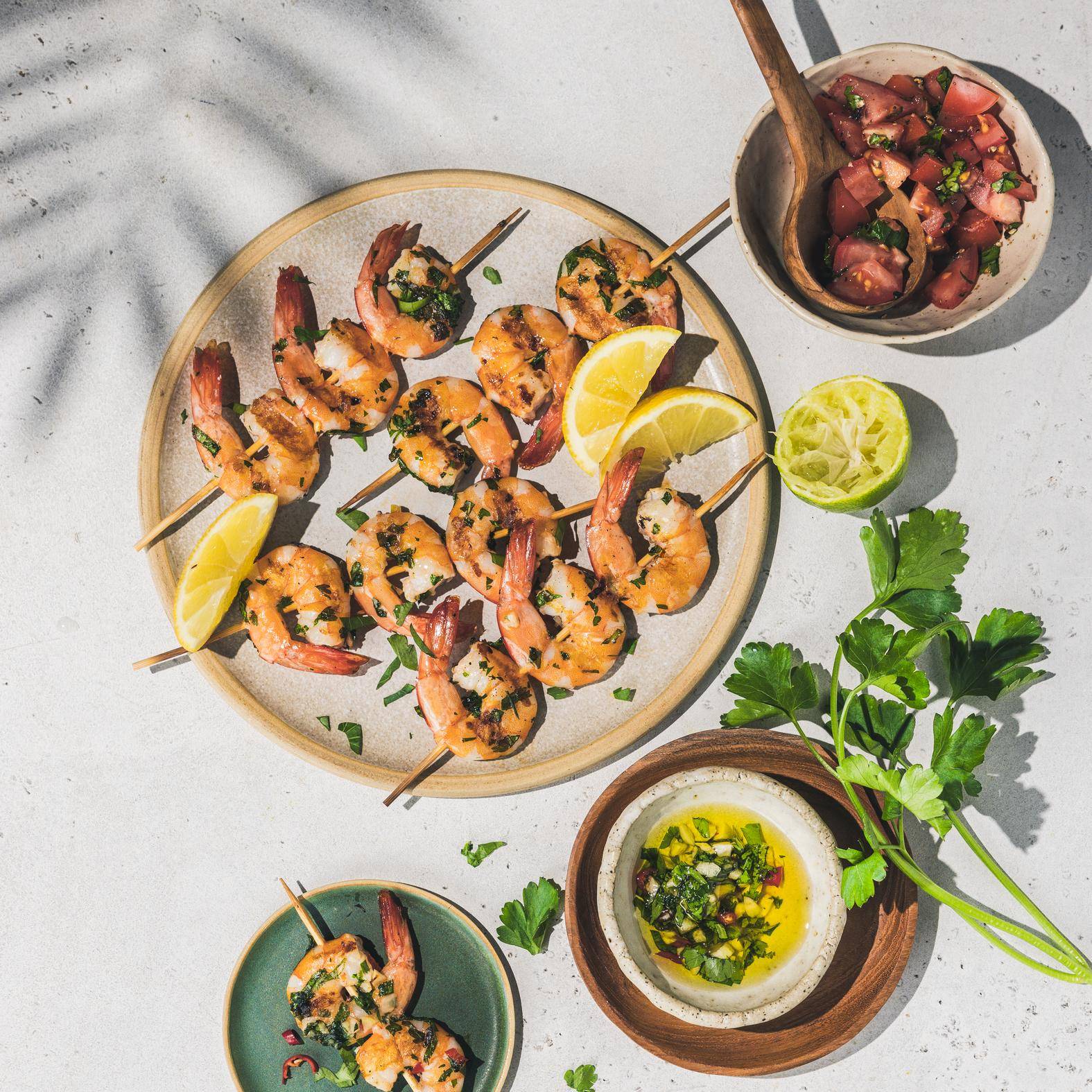 Garnelen nach brasilianischer Art (Camarões grelhados) - Rezepte OptiGrill 4in1 XL | Tefal