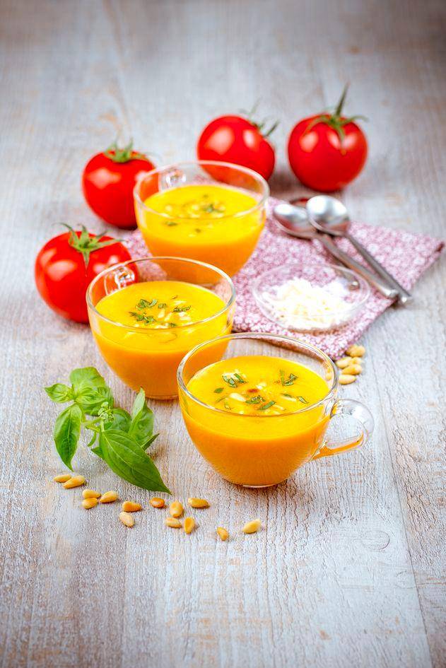 Tomatencremesuppe mit Basilikum - Rezepte Perfectmix Cook | Tefal
