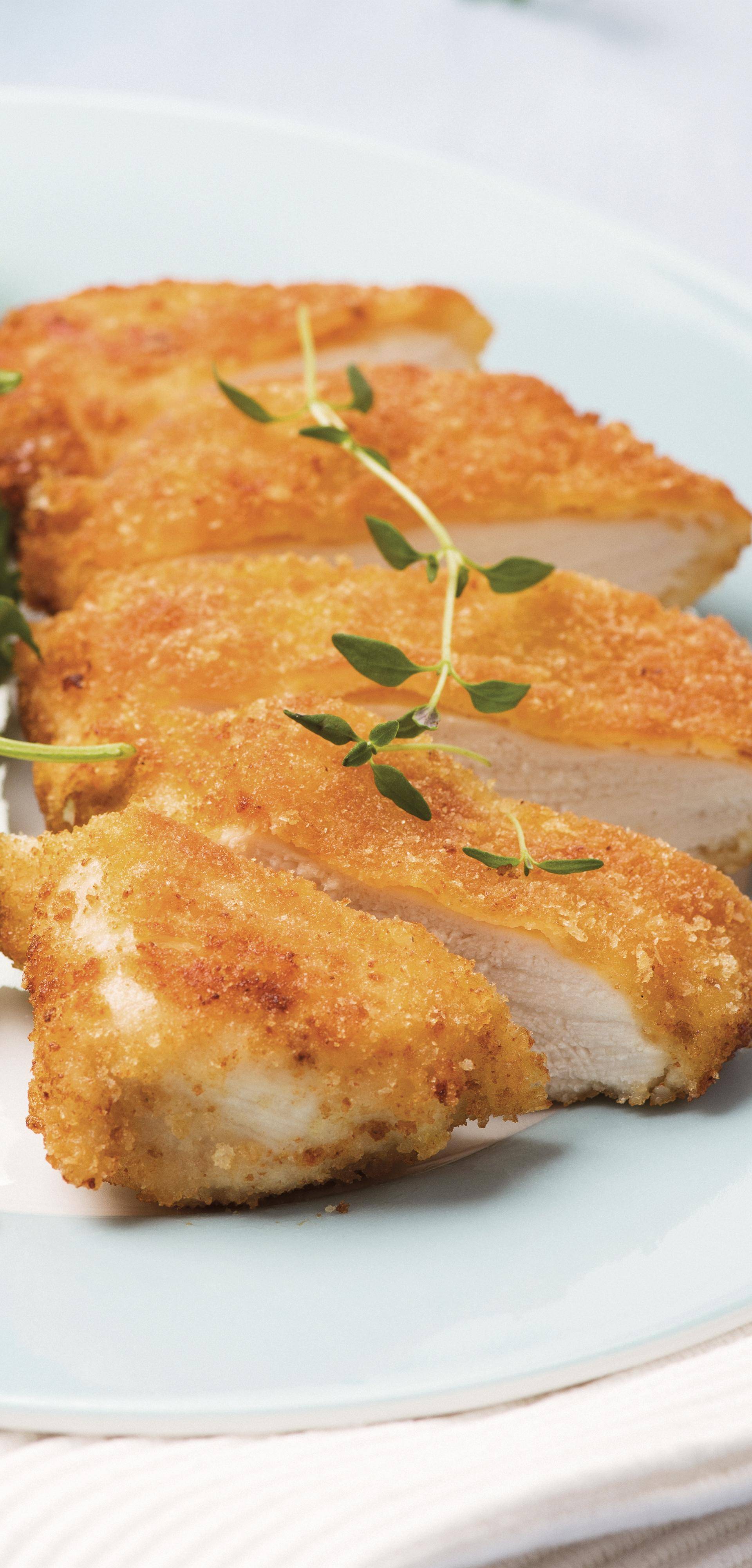 Glutenfreie panierte Hühnerfilets - Rezepte EASY FRY GRILL & STEAM 3 in 1 | Tefal