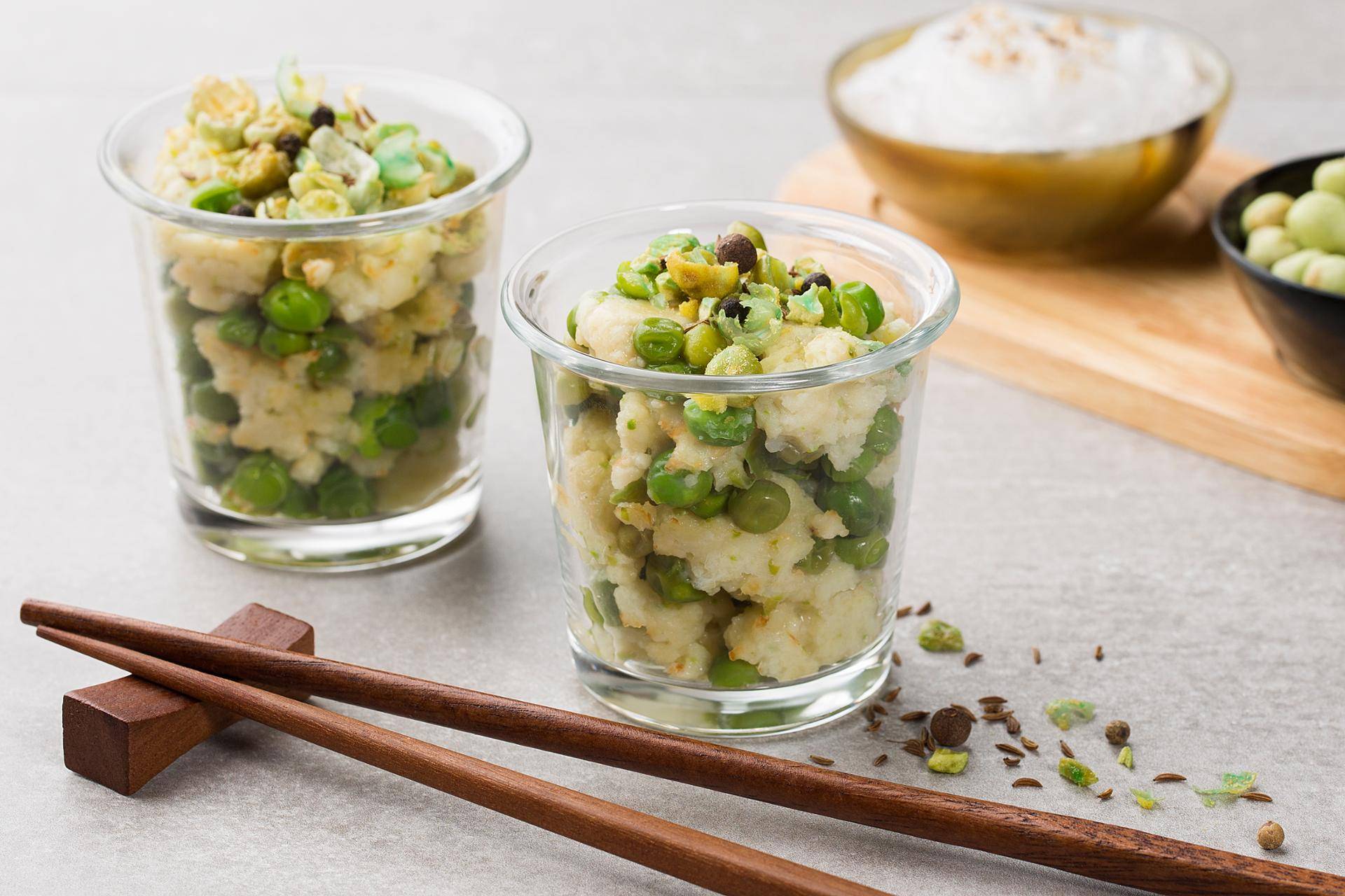 Fisch-Gläschen mit Wasabi - Rezepte Easy fry Silence XL / Essential XL | Tefal