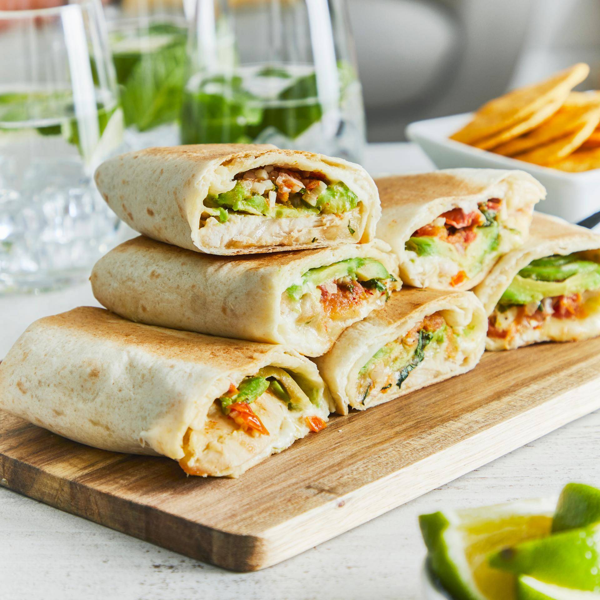 Hähnchen-Burritos - Rezepte Easy Fry Compact | Tefal