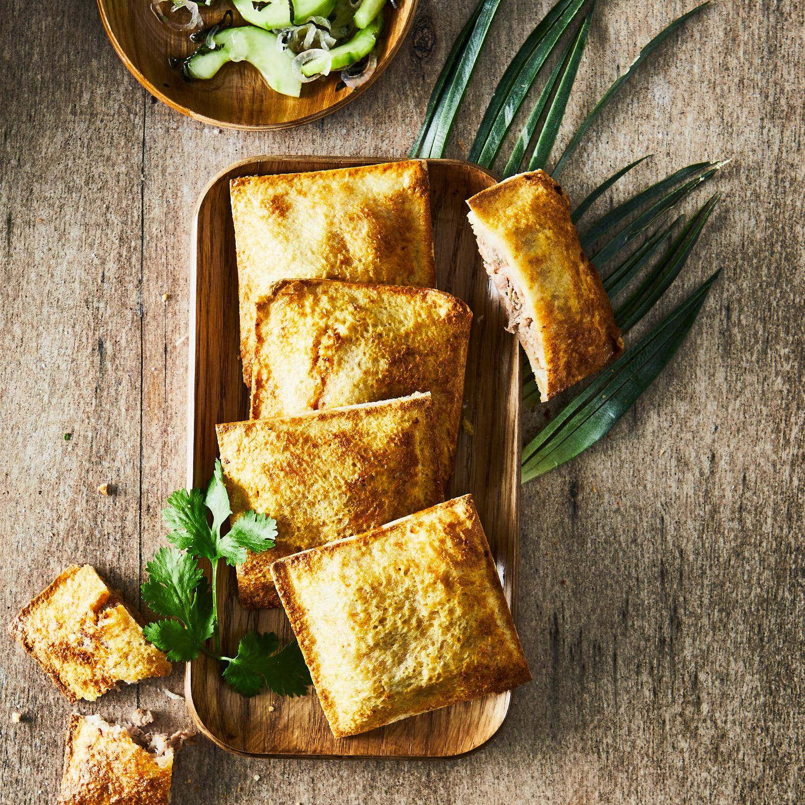 Gebratenes Brot mit Schweinefleisch - Rezepte EASY FRY GRILL & STEAM 3 in 1 | Tefal
