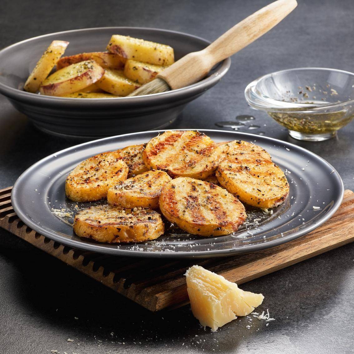 Kartoffeln mit Parmesan und Kräutern - Rezepte OptiGrill | Tefal
