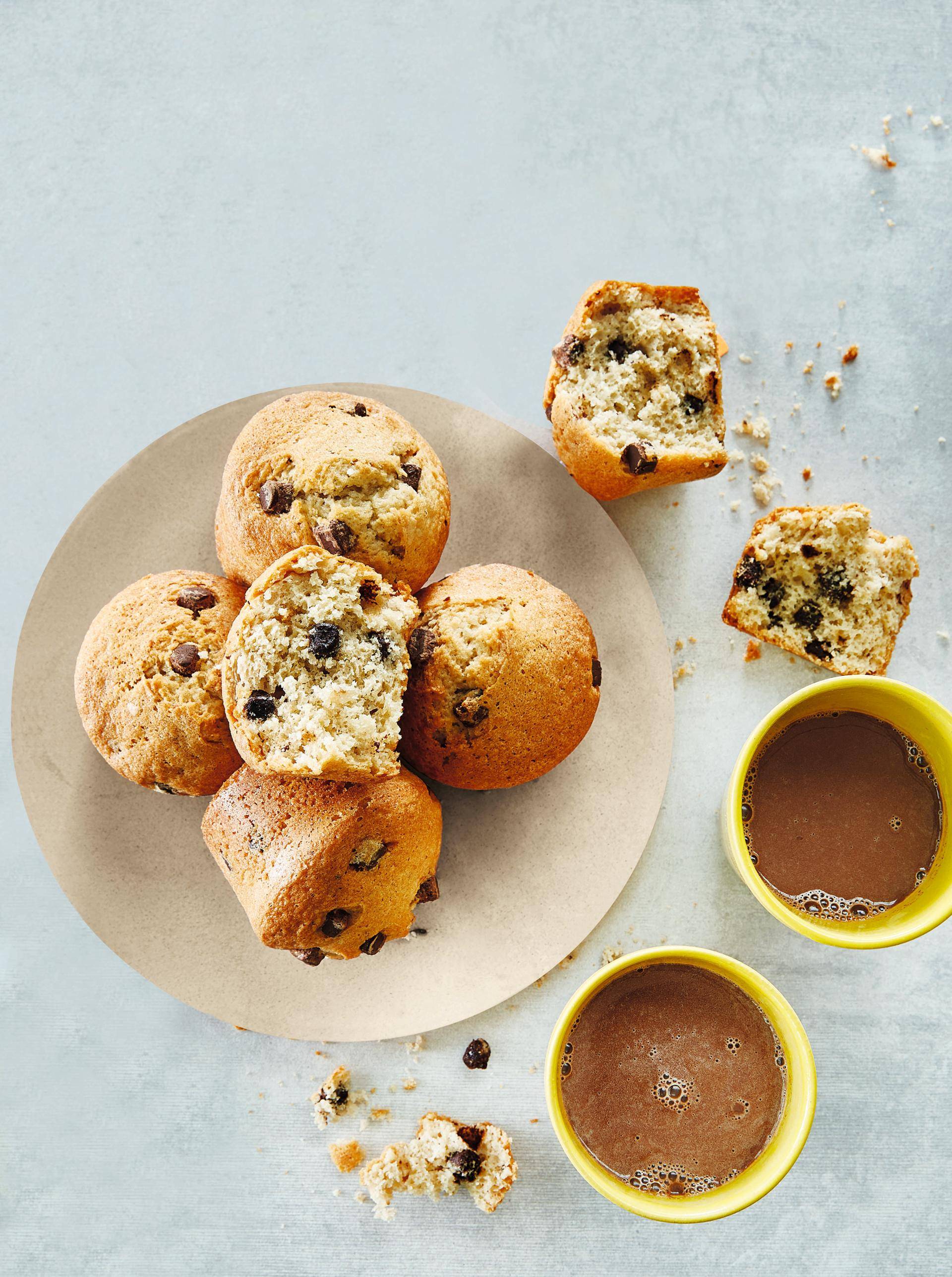 Schokoladen-Muffins mit Schokostückchen - Rezepte Easy Fry Mega | Tefal