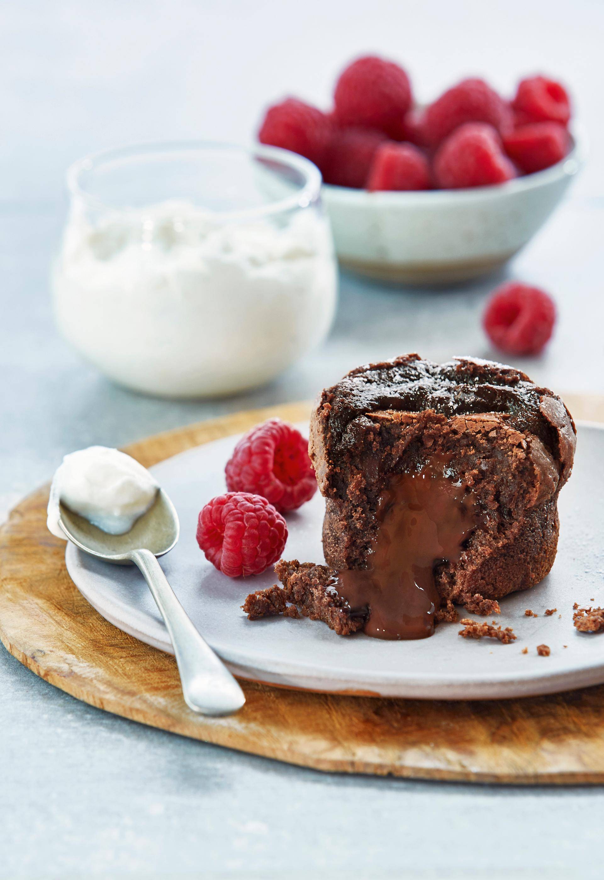 Schokoladenkuchen mit flüssigem Kern - Rezepte Cake Factory | Tefal