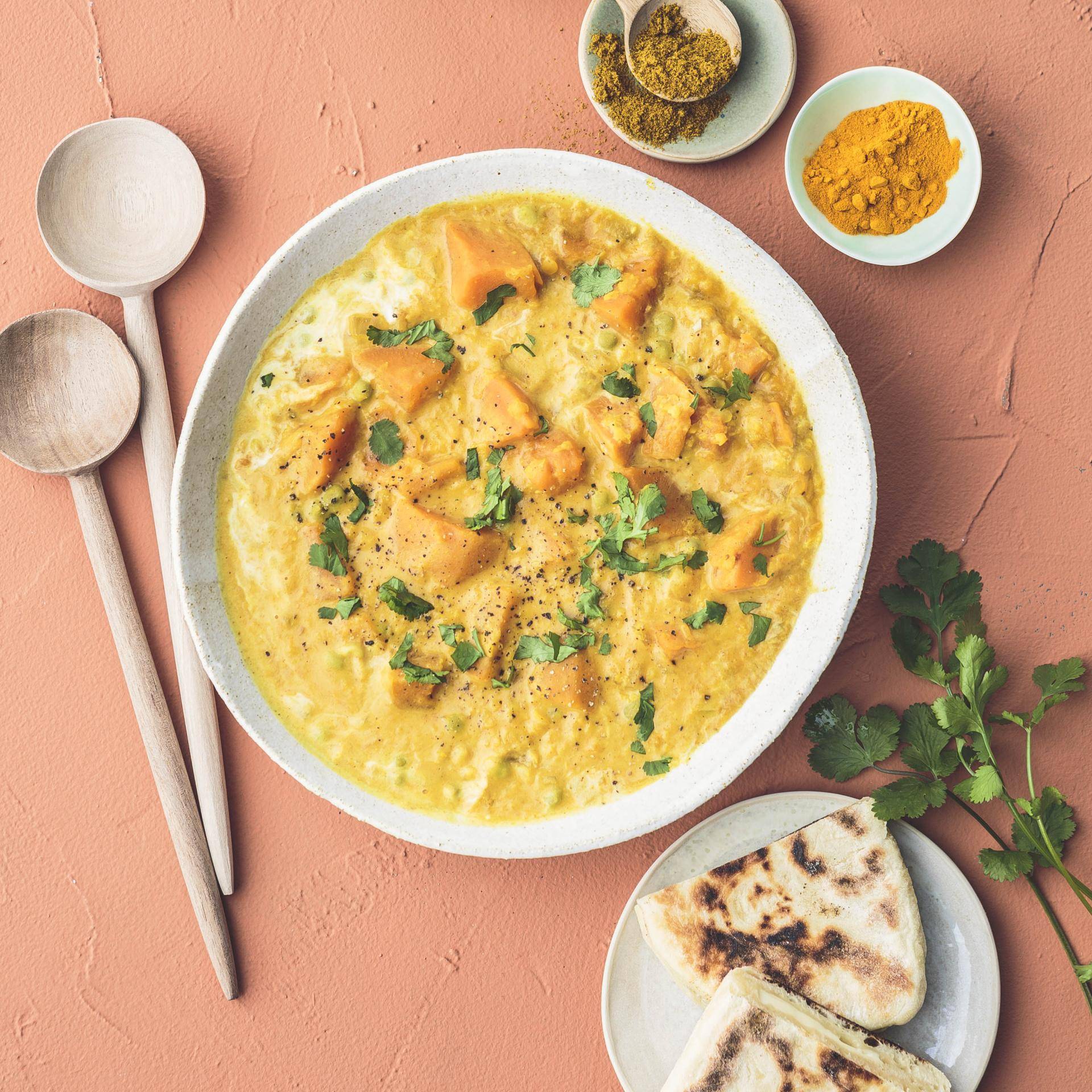 Tikka-Masala aus Linsen und Süßkartoffeln - Rezepte Turbo Cuisine & Fry | Tefal